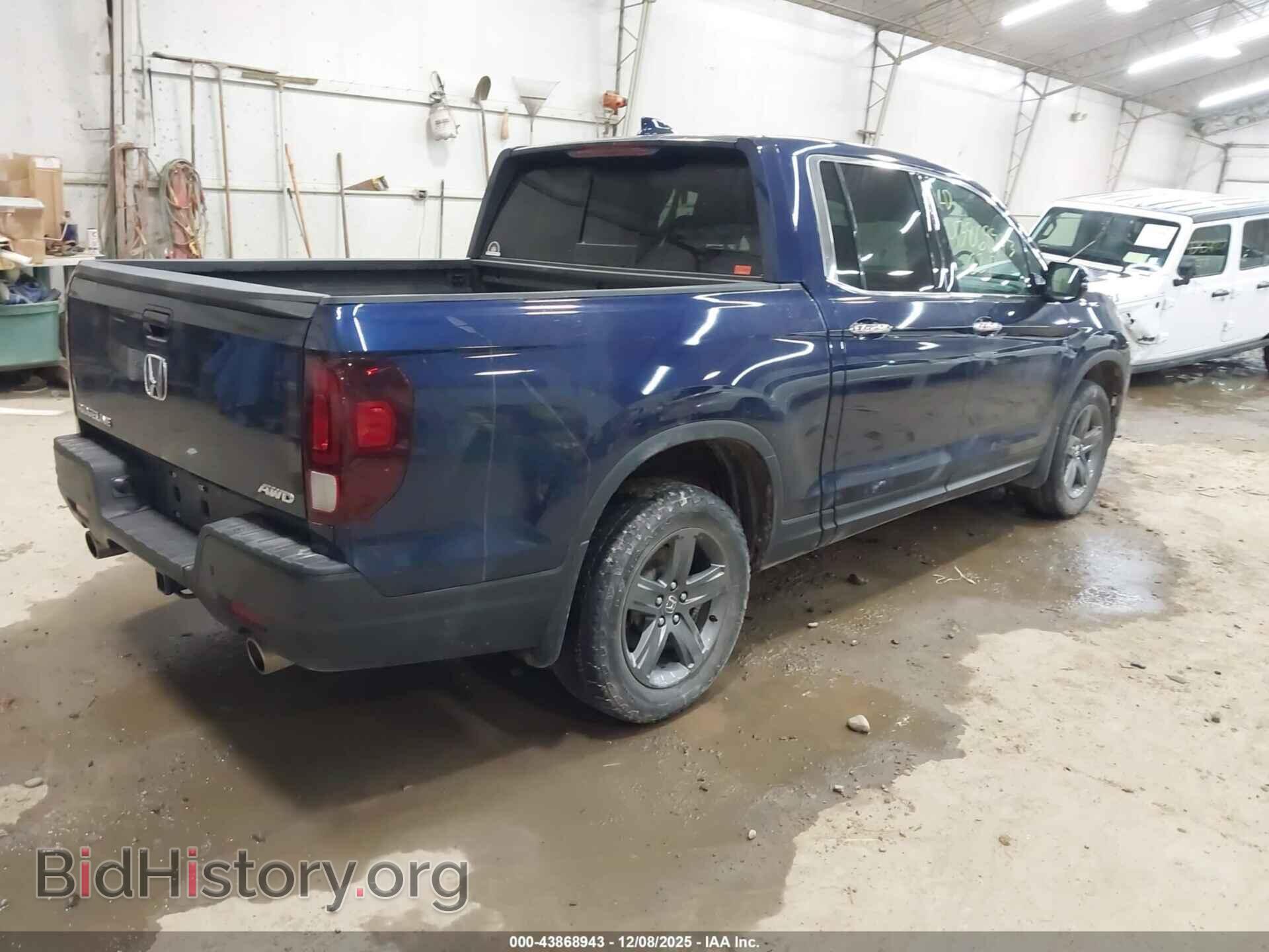 2022 HONDA RIDGELINE - VIN: 5FPYK3F77NB026775 - Фото 4
