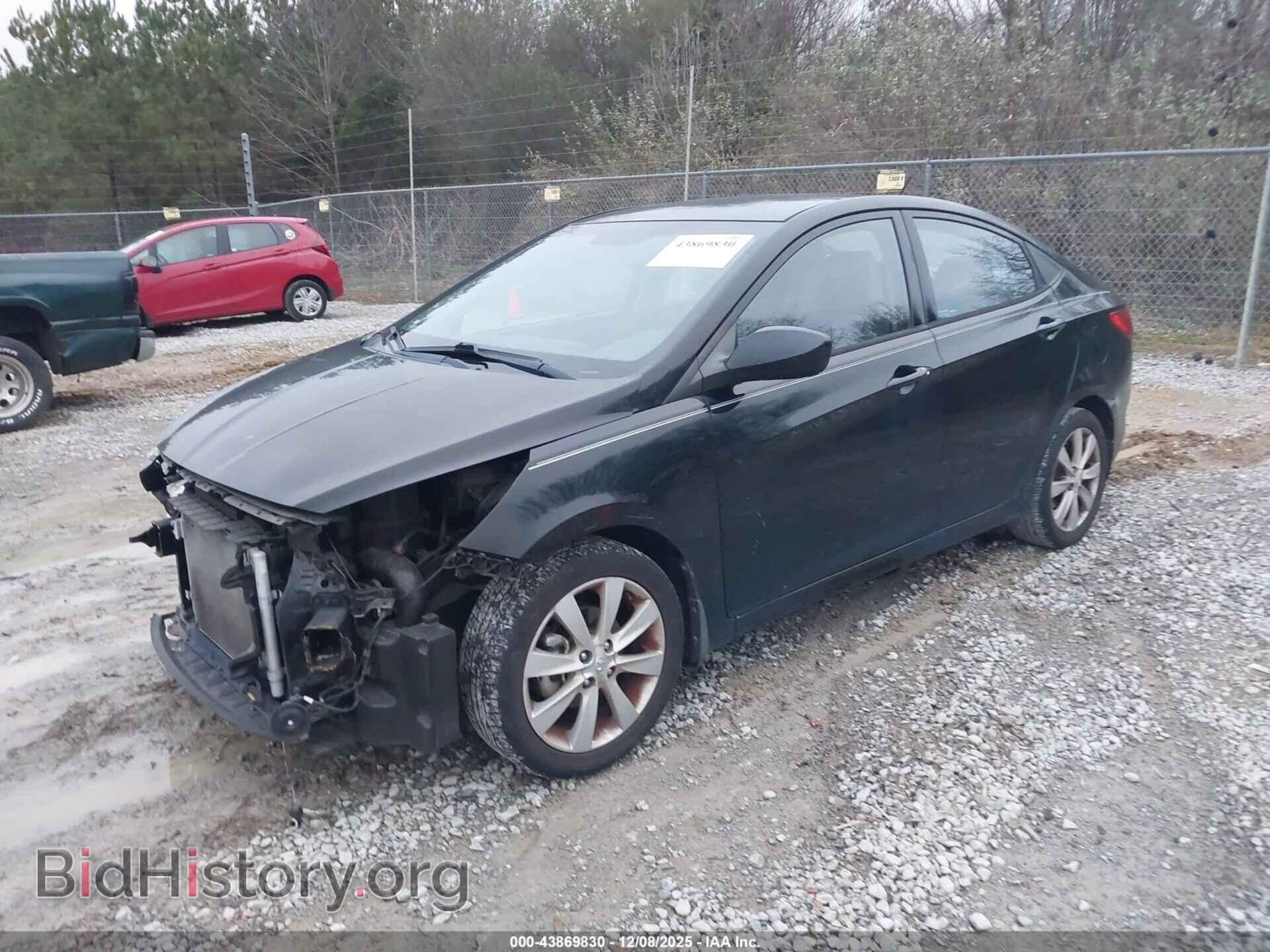 2014 HYUNDAI ACCENT - VIN: KMHCU4AE3EU752970 - Фото 2