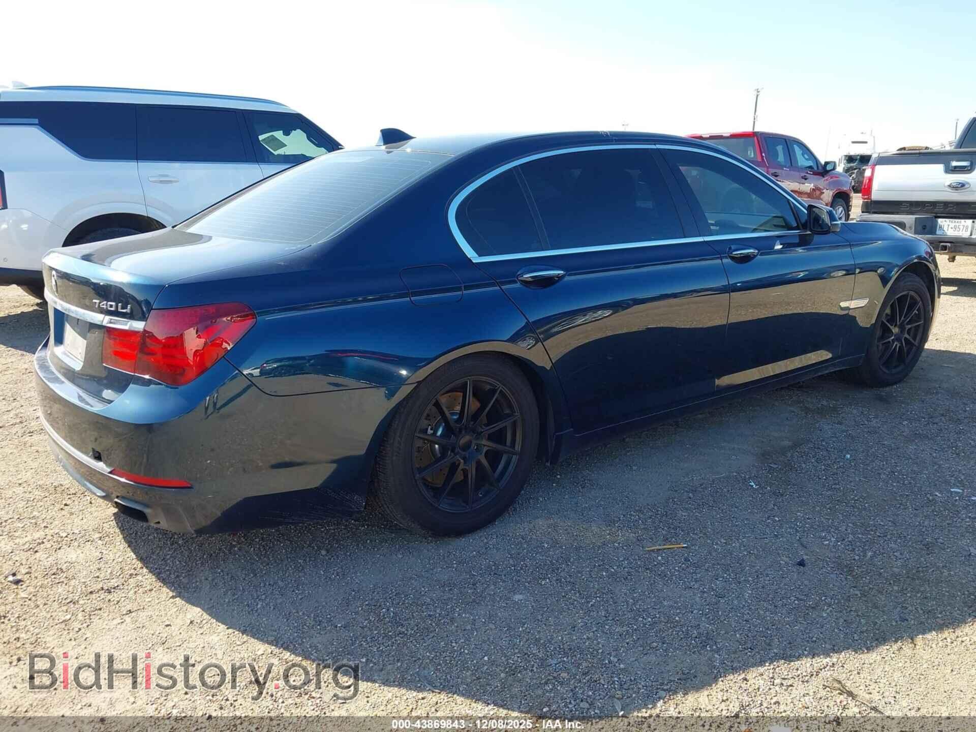 2013 BMW 740LI - VIN: WBAYF4C59DDE23710 - Фото 4