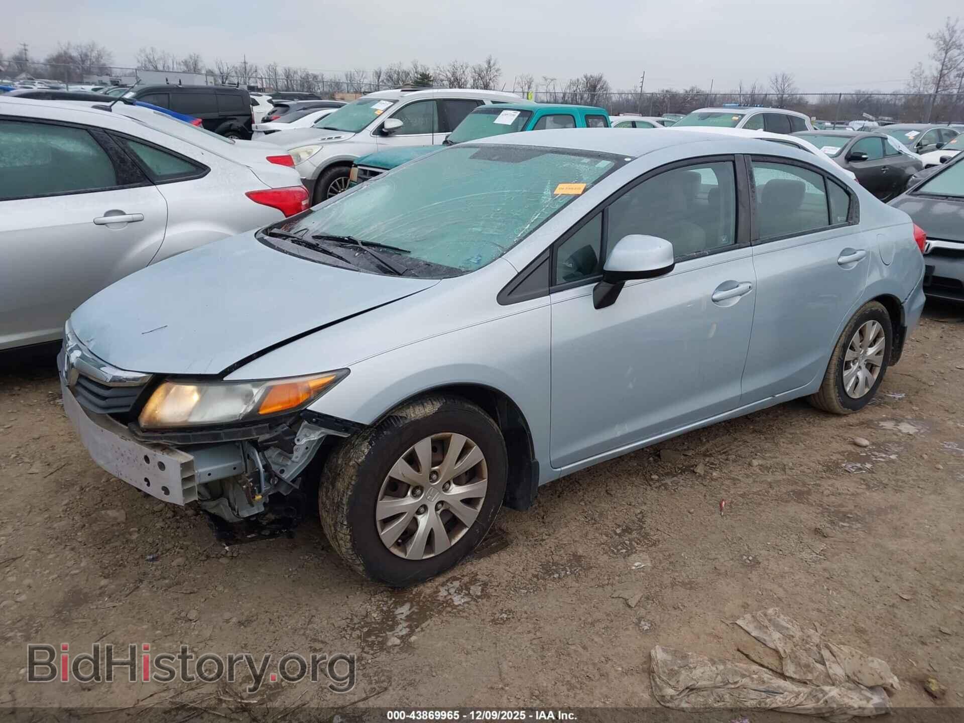 2012 HONDA CIVIC - VIN: 2HGFB2F55CH536592 - Фото 2