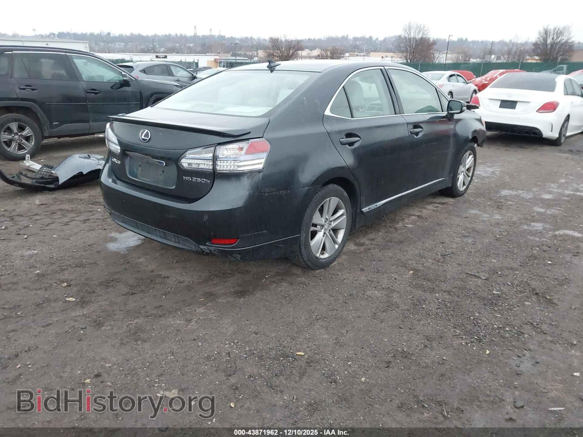 2010 LEXUS HS 250H - VIN: JTHBB1BA6A2036858 - Фото 4