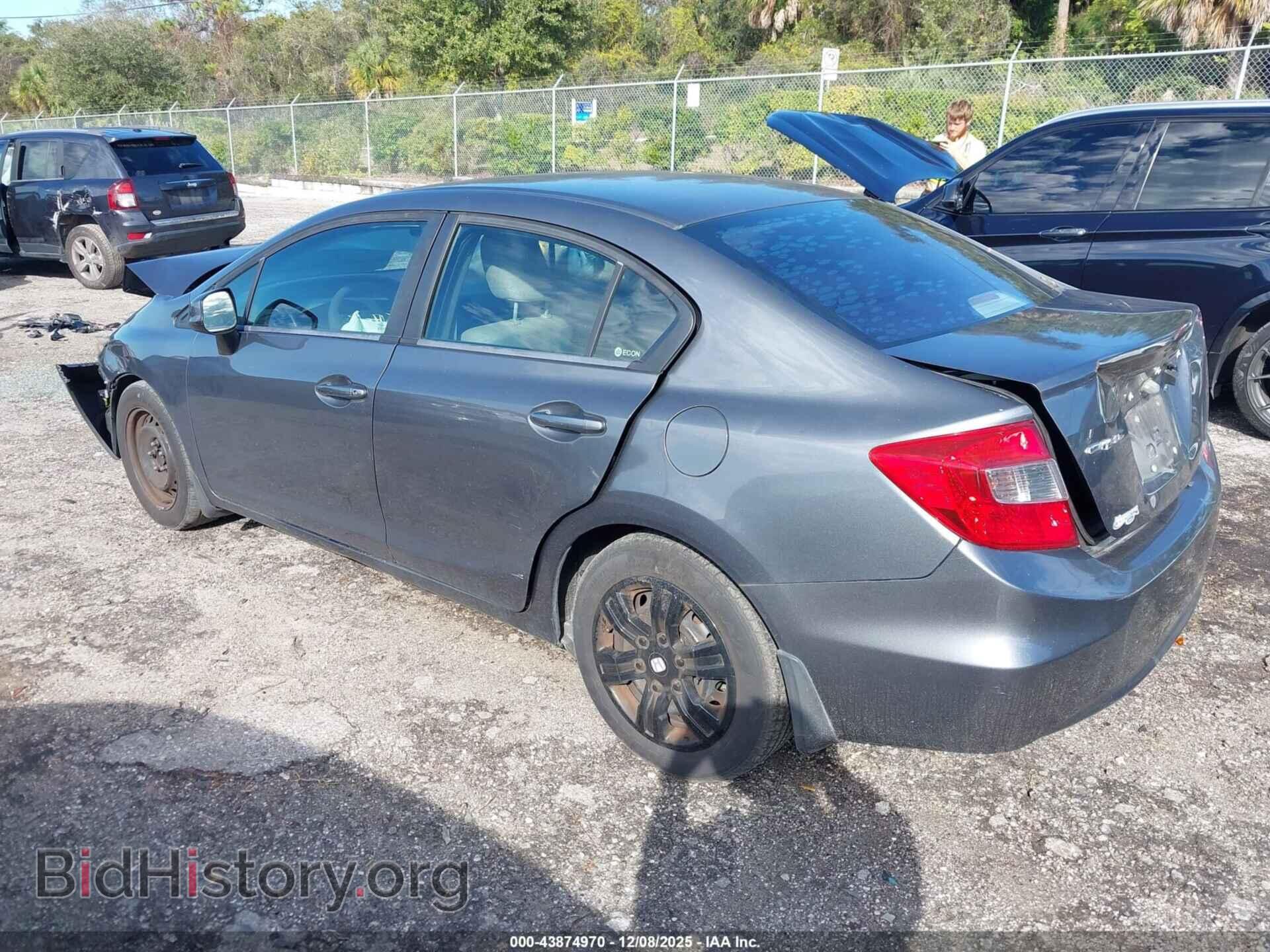 2012 HONDA CIVIC - VIN: 19XFB2F5XCE073522 - Фото 3