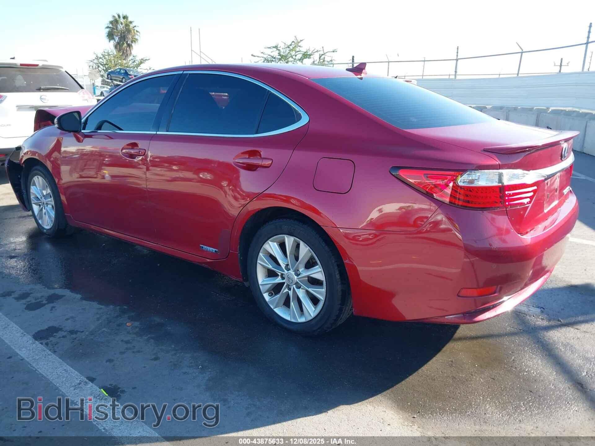 2013 LEXUS ES 300H - VIN: JTHBW1GG7D2024904 - Фото 3