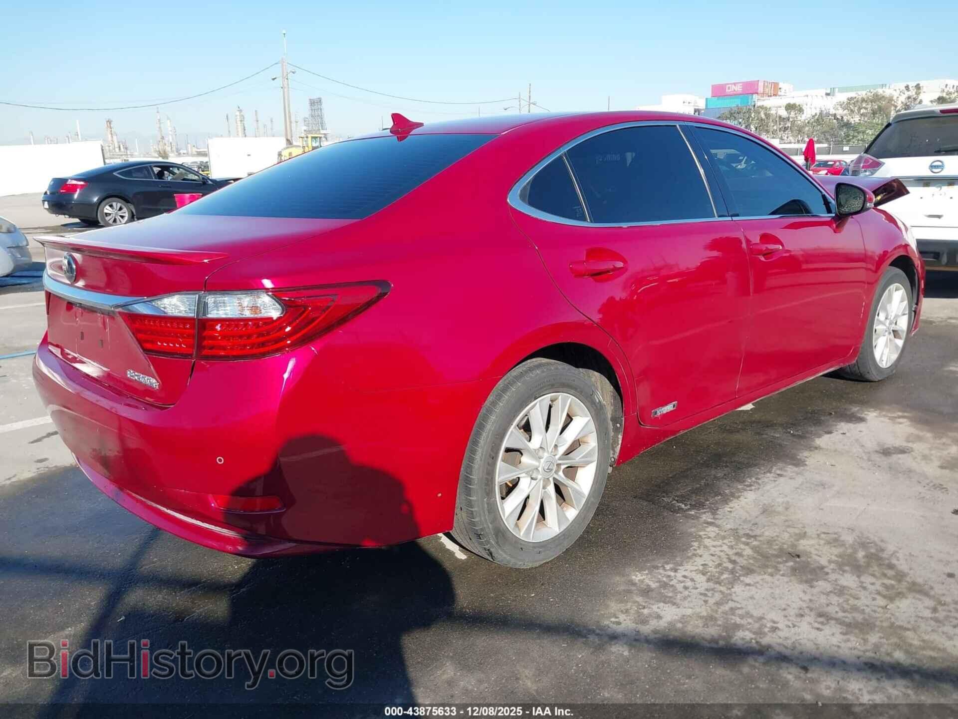 2013 LEXUS ES 300H - VIN: JTHBW1GG7D2024904 - Фото 4