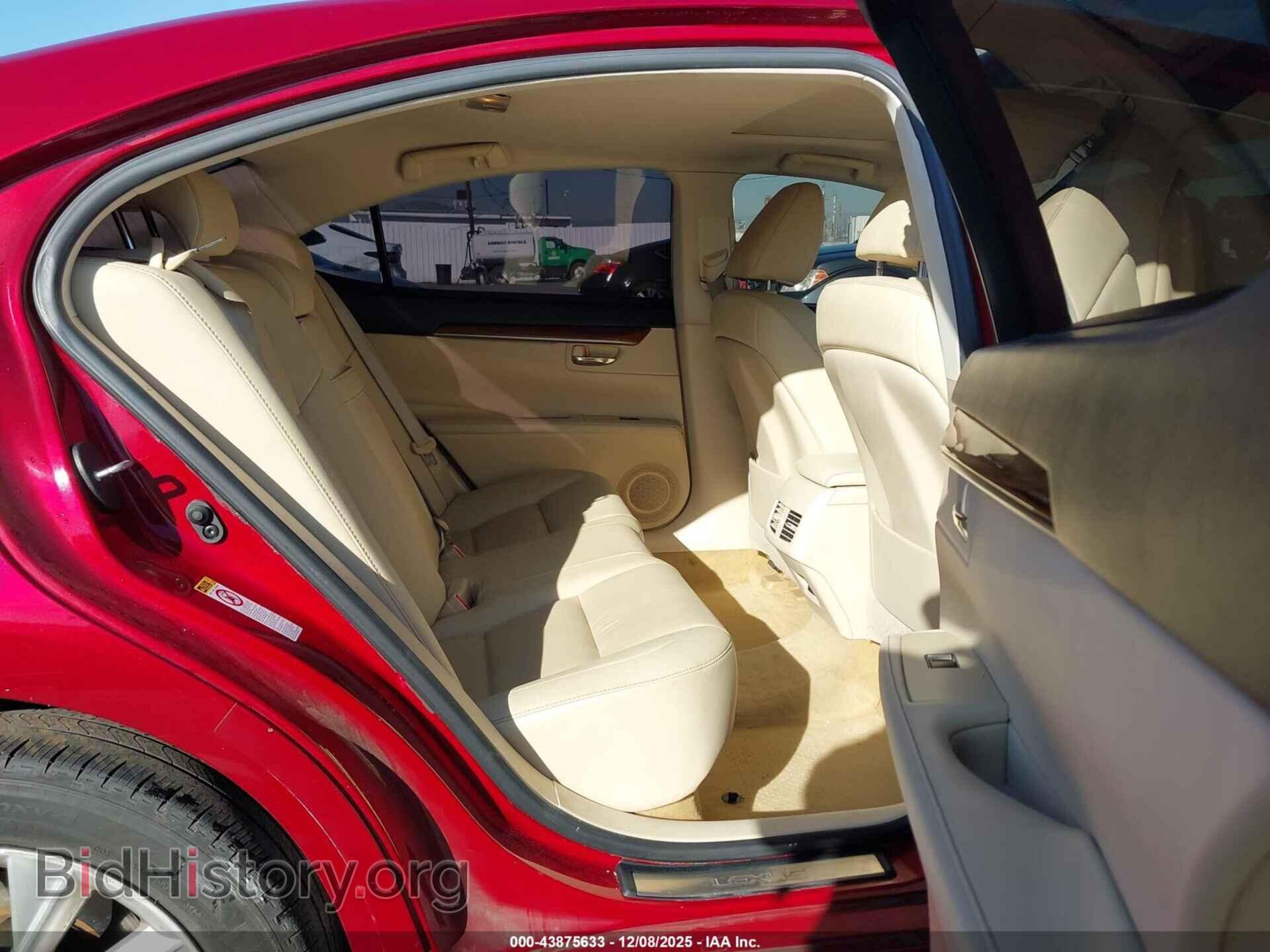 2013 LEXUS ES 300H - VIN: JTHBW1GG7D2024904 - Фото 8