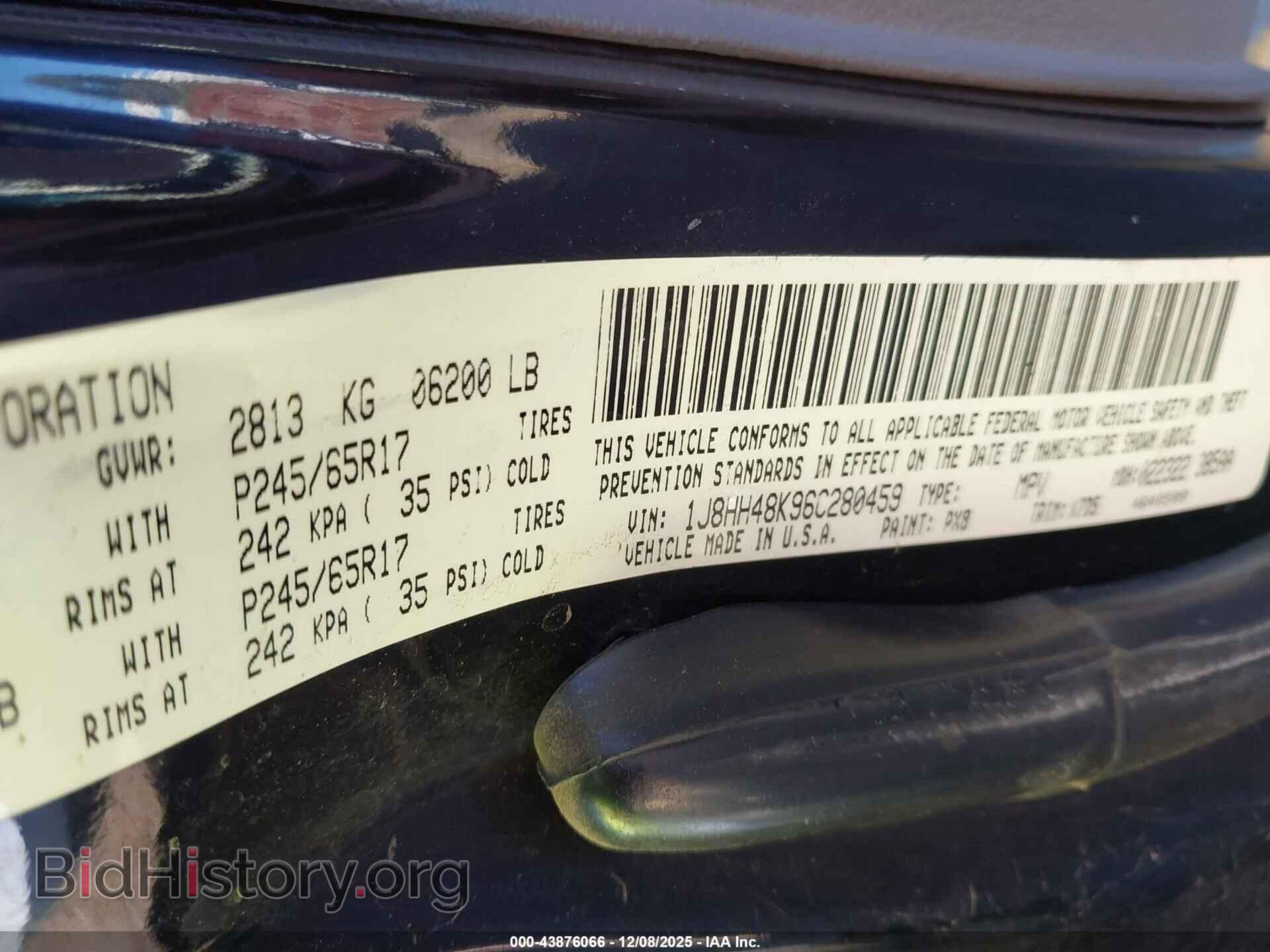 2006 JEEP COMMANDER - VIN: 1J8HH48K96C280459 - Photo 9