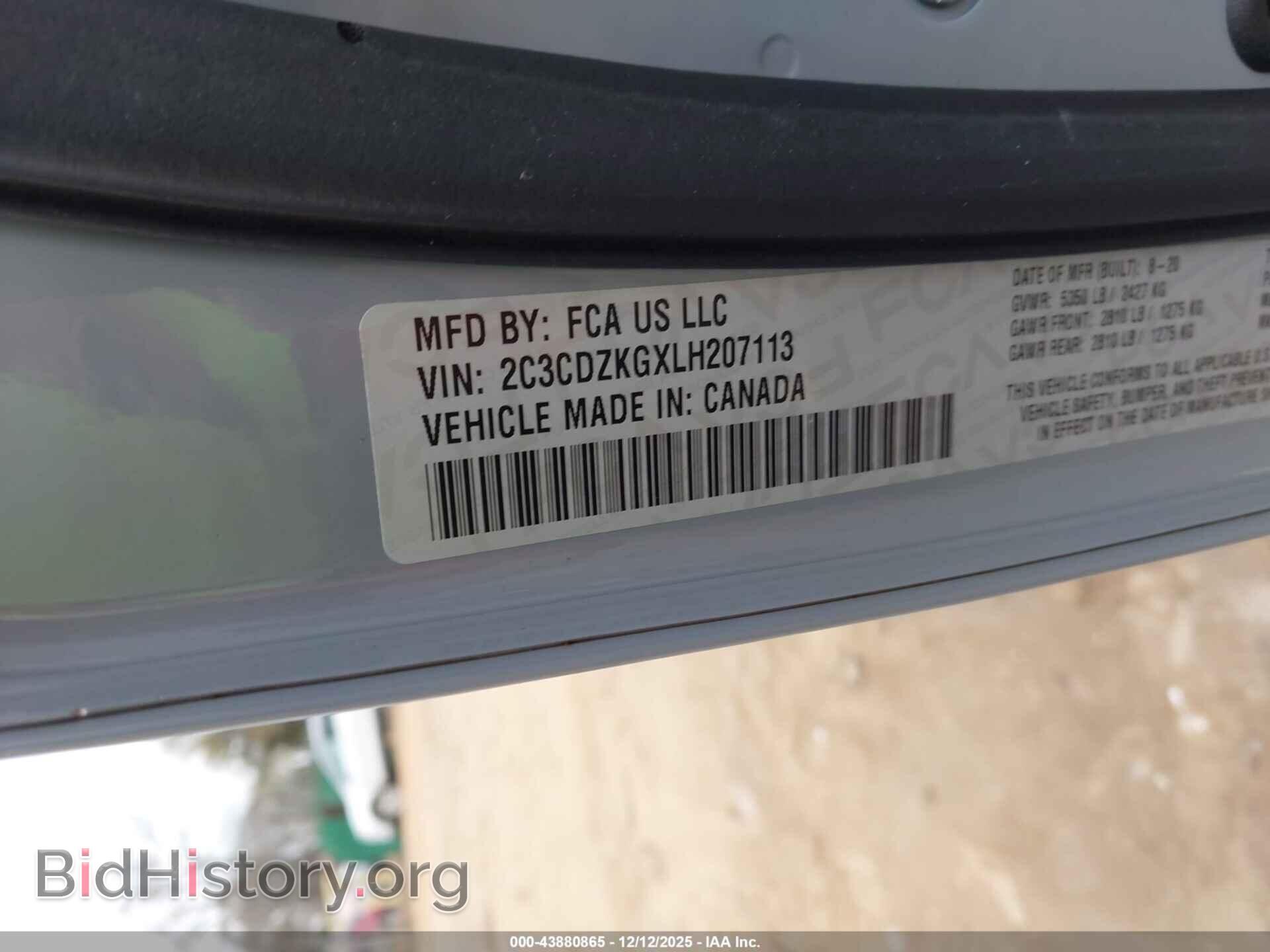 2020 DODGE CHALLENGER - VIN: 2C3CDZKGXLH207113 - Фото 9