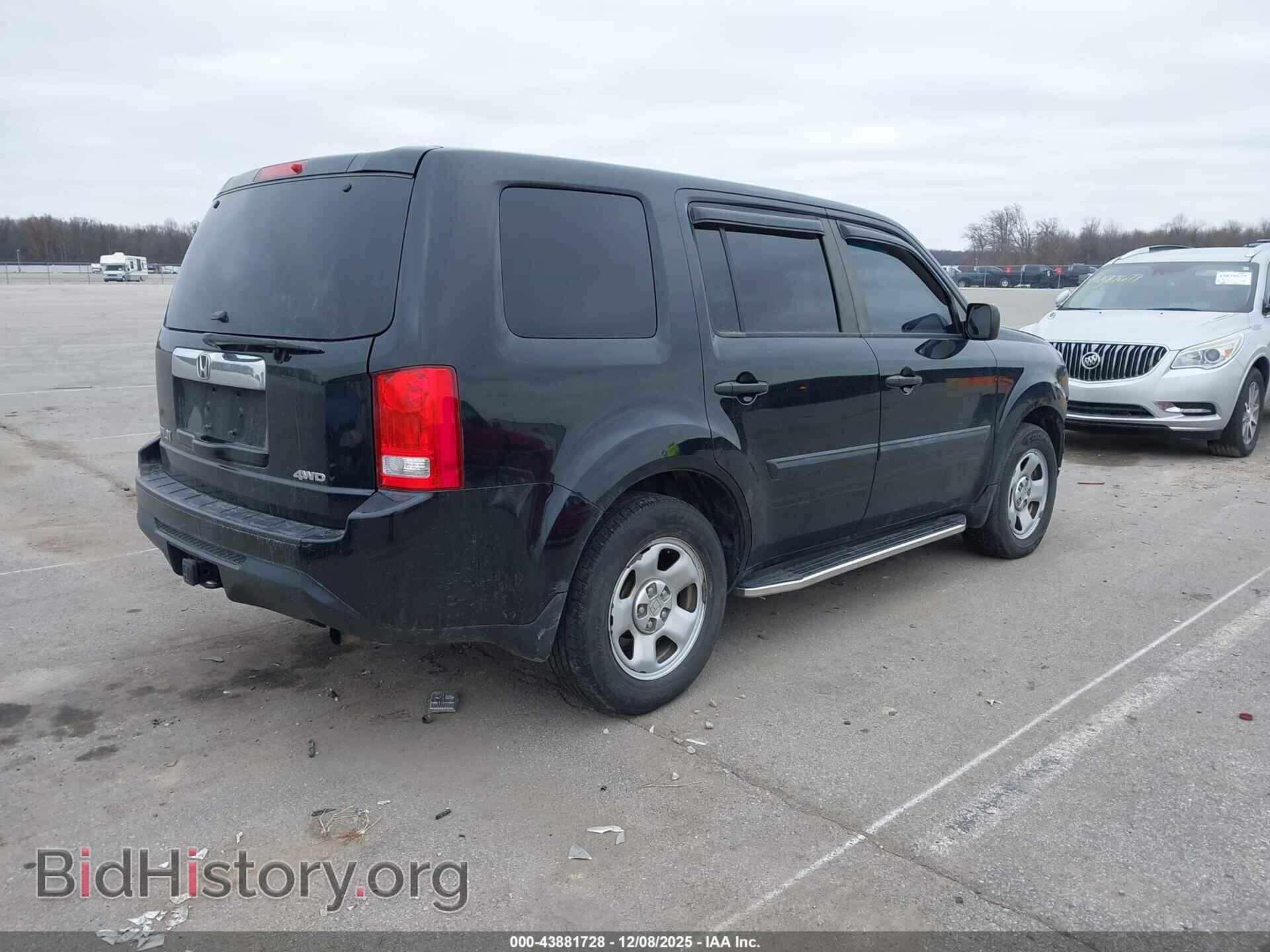 2012 HONDA PILOT - VIN: 5FNYF4H23CB022613 - Фото 4