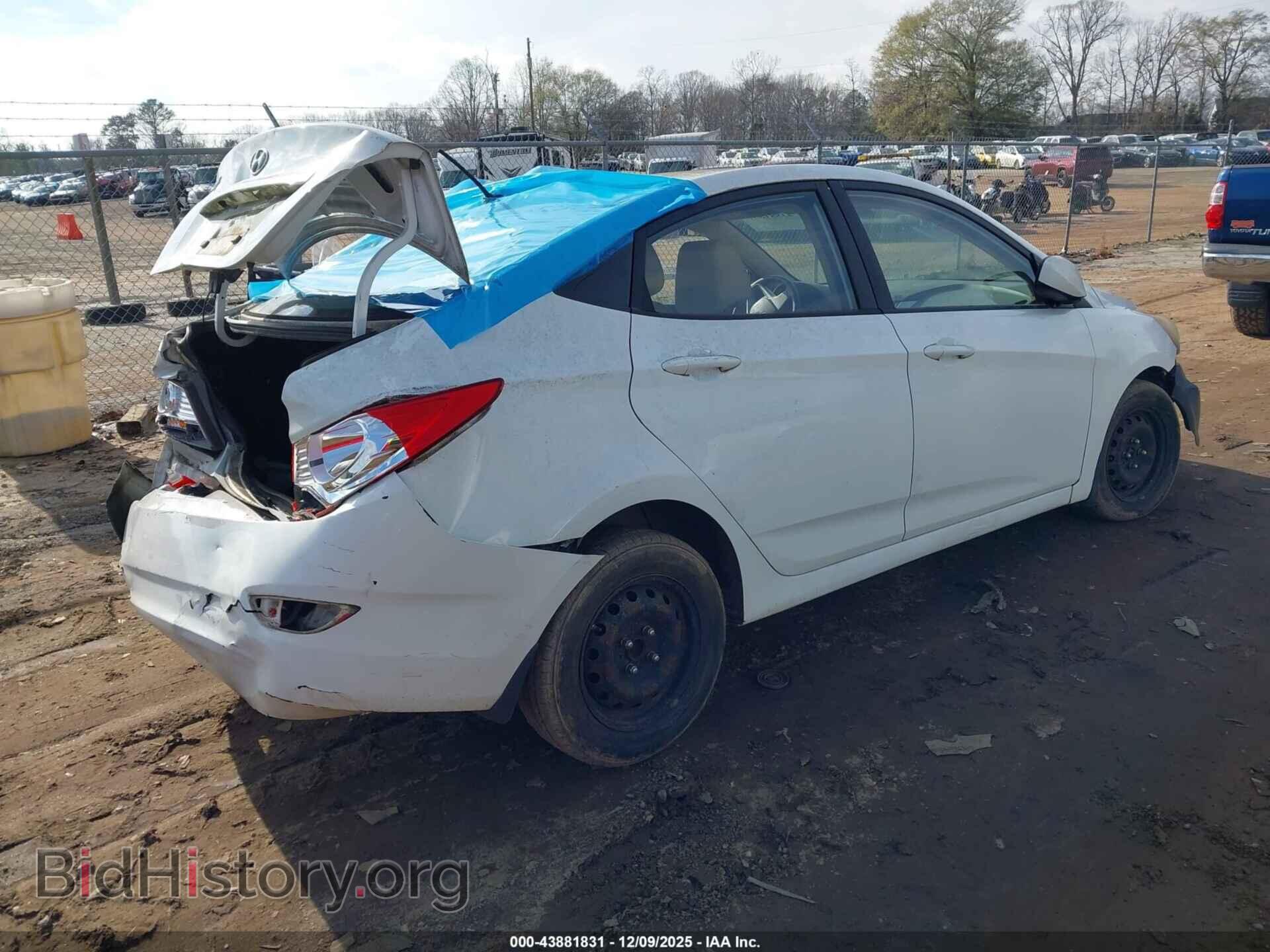2012 HYUNDAI ACCENT - VIN: KMHCT4AE1CU259868 - Фото 4
