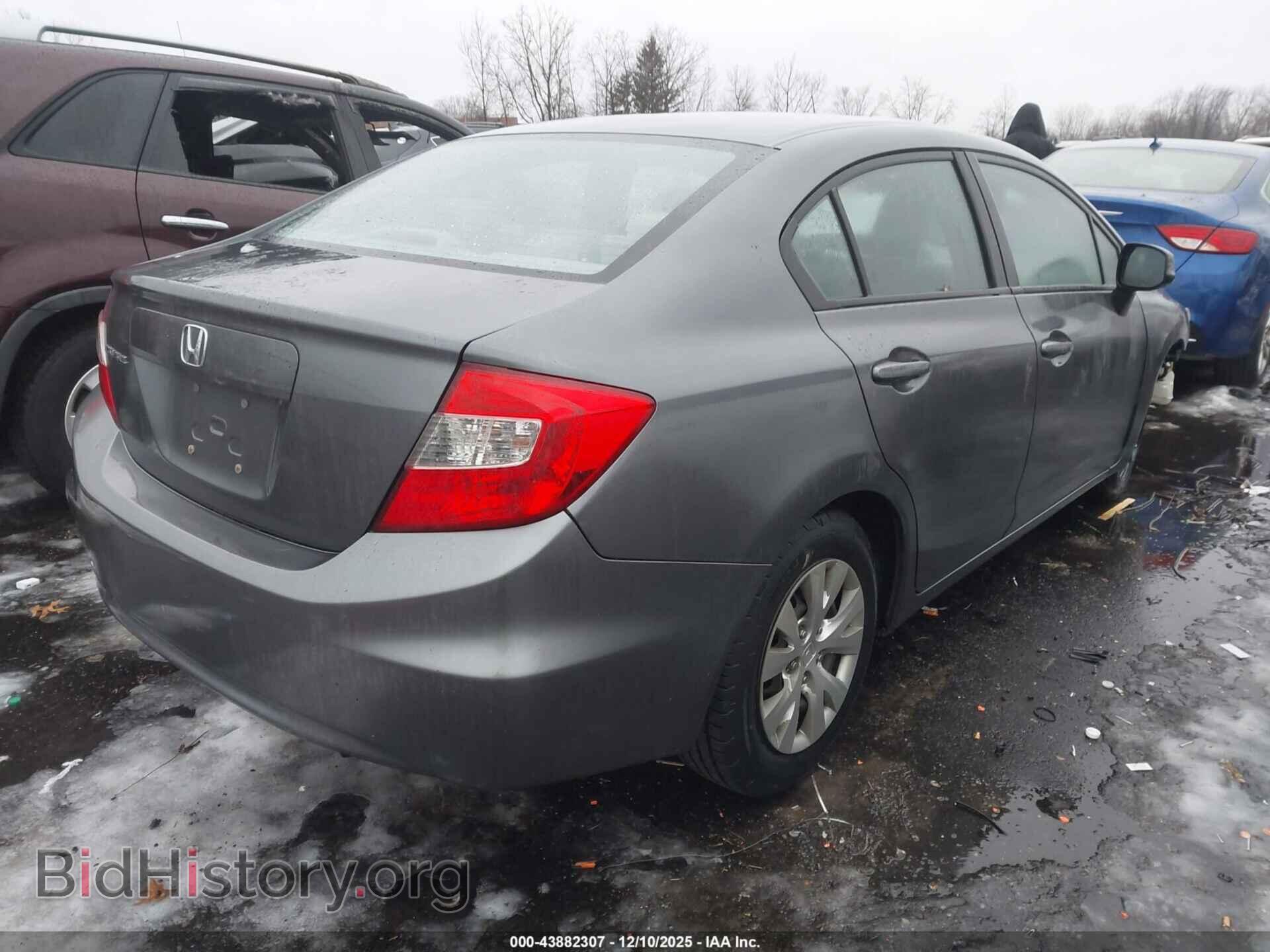 2012 HONDA CIVIC - VIN: 19XFB2F53CE061194 - Фото 4
