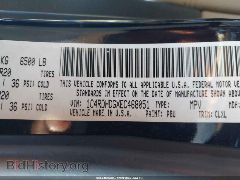 2014 Dodge DURANGO (VIN 1C4RDHDGXEC468051) — photo 9 of 16