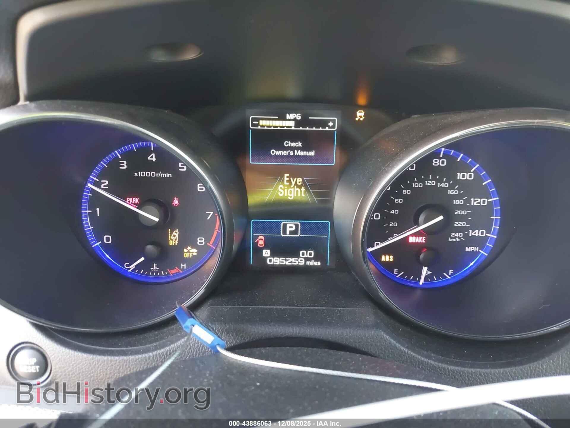 2019 SUBARU OUTBACK - VIN: 4S4BSAFC6K3373082 - Фото 7