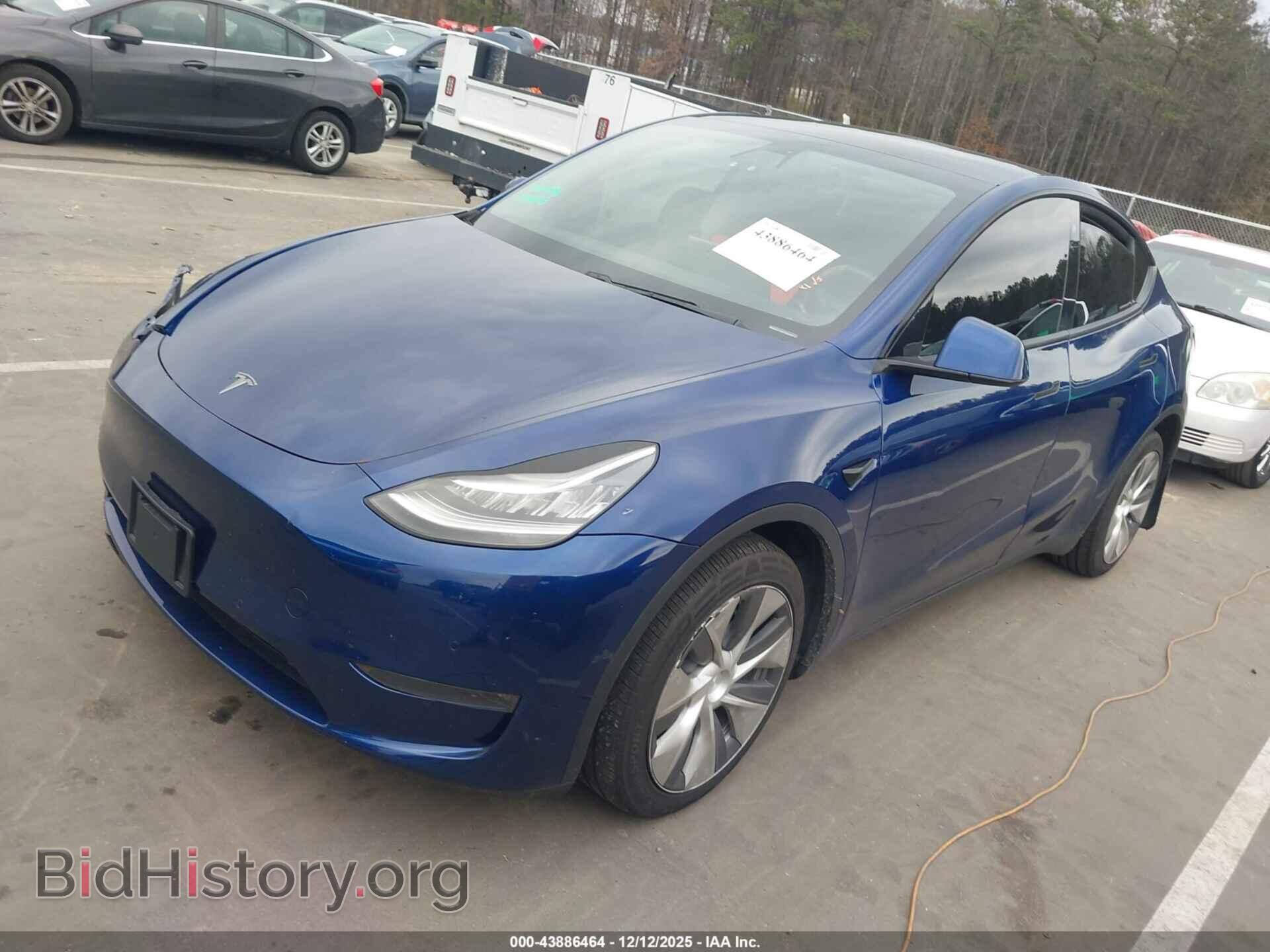 2020 TESLA MODEL Y - VIN: 5YJYGDEE1LF015607 - Фото 2