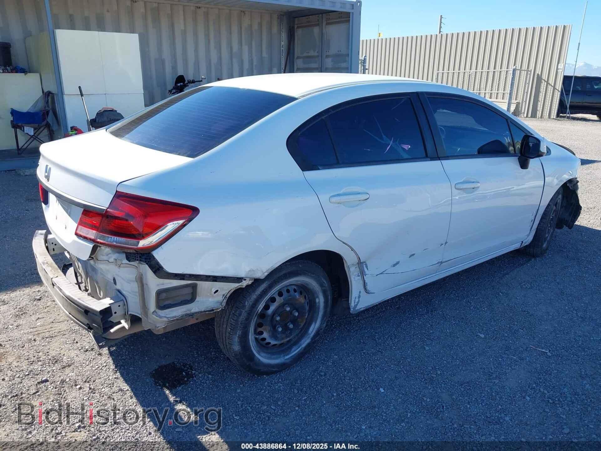 2013 HONDA CIVIC - VIN: 19XFB2F54DE293207 - Фото 4