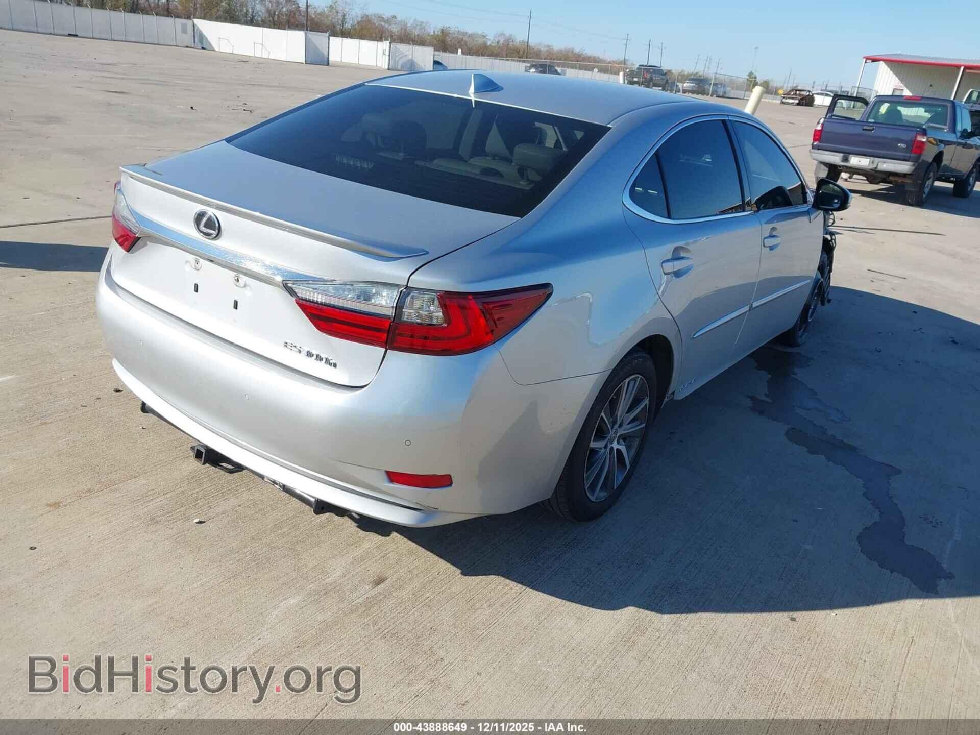 2016 LEXUS ES 300H - VIN: JTHBW1GG9G2111871 - Фото 4