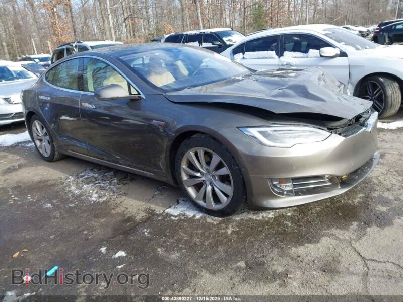 2016 Tesla MODEL S 60d/70d/75d/85d/90d (VIN 5YJSA1E29GF155860) — photo 1 of 18, IAAI, damage: front end