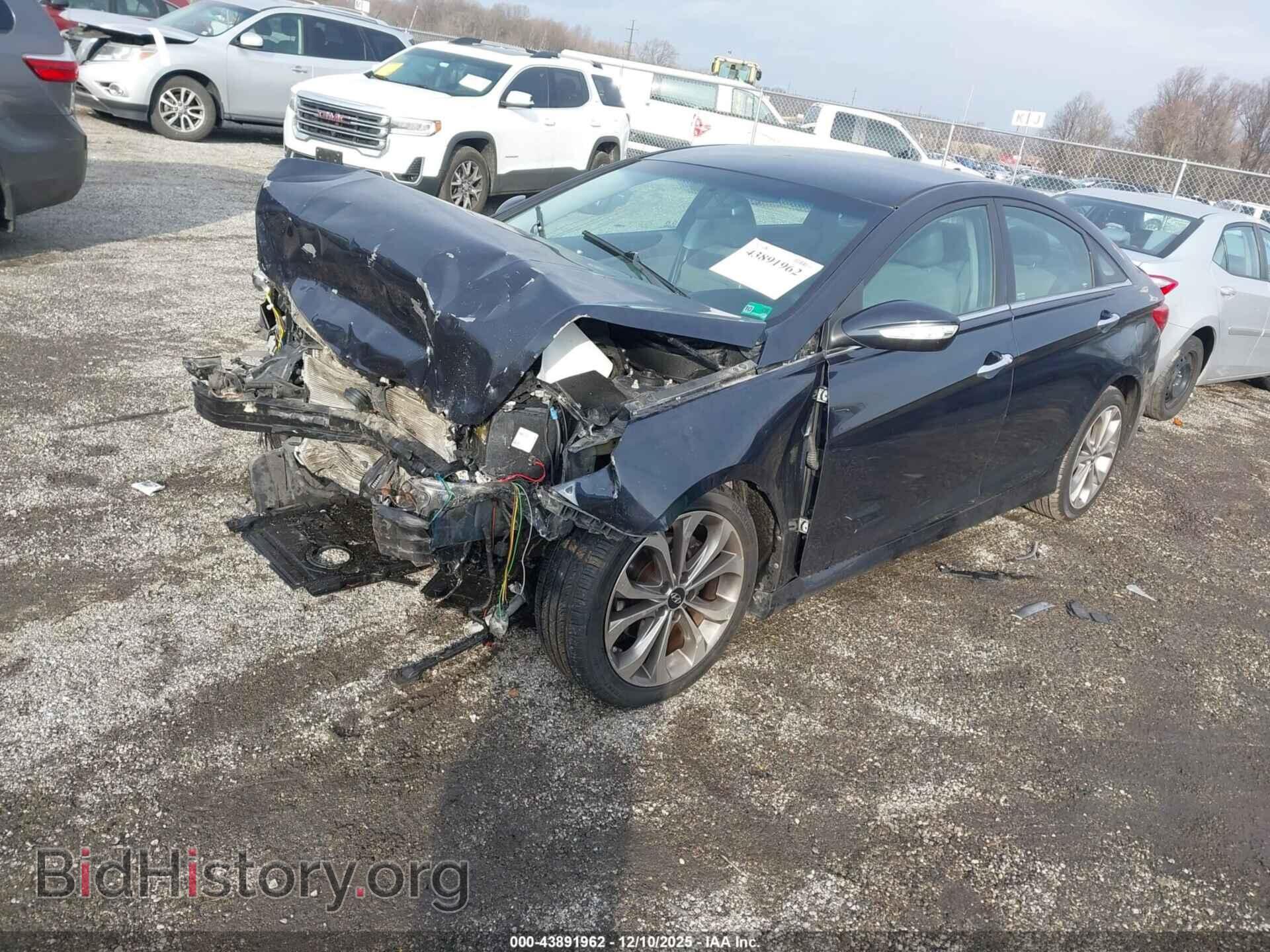 2014 HYUNDAI SONATA - VIN: 5NPEC4AC7EH887300 - Фото 2