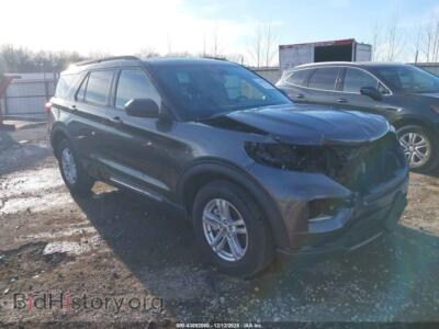 2020 Ford EXPLORER XLT, серый — VIN 1FMSK8DH4LGA08594, IAAI