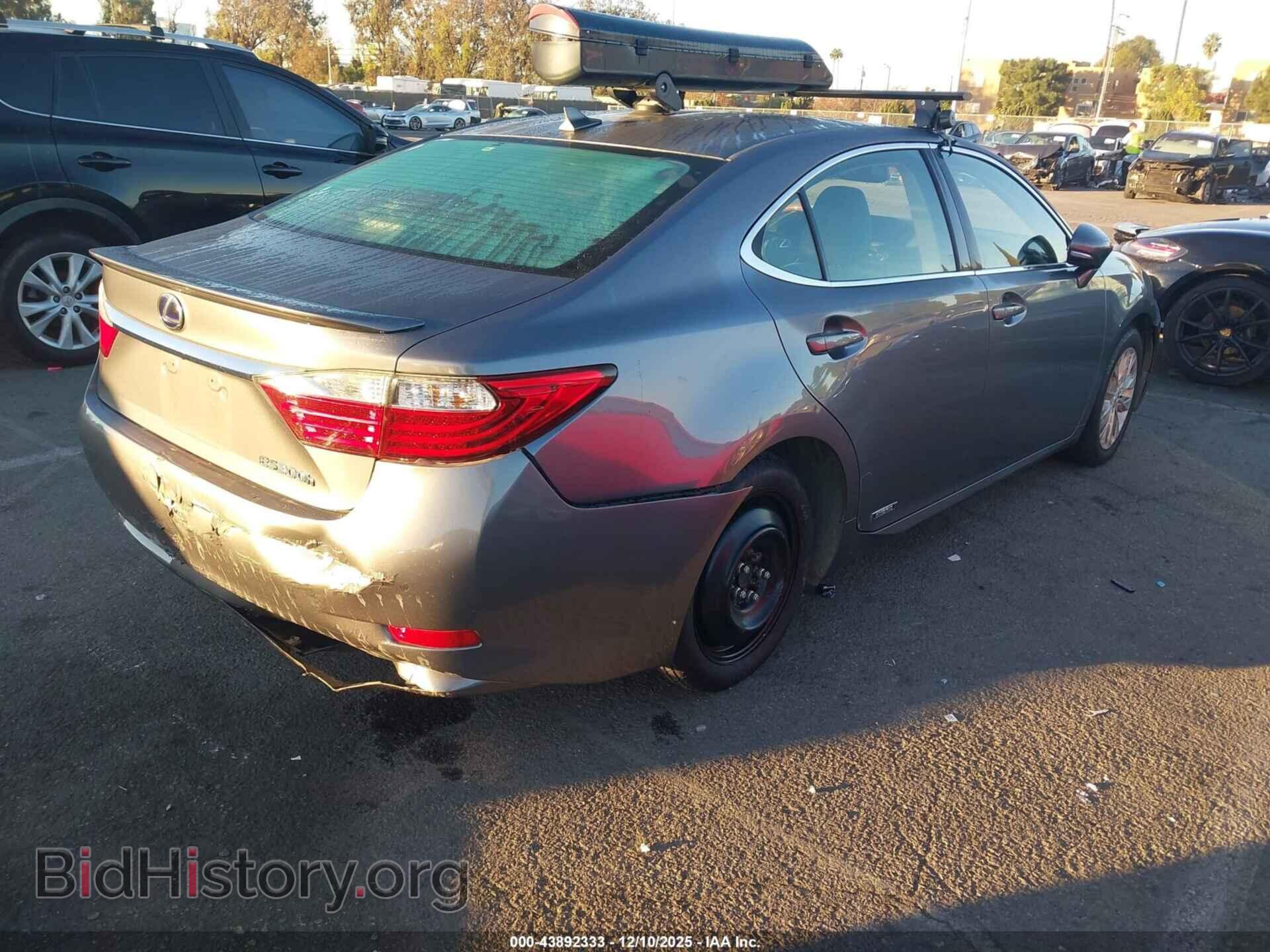 2013 LEXUS ES 300H - VIN: JTHBW1GG5D2037991 - Фото 4