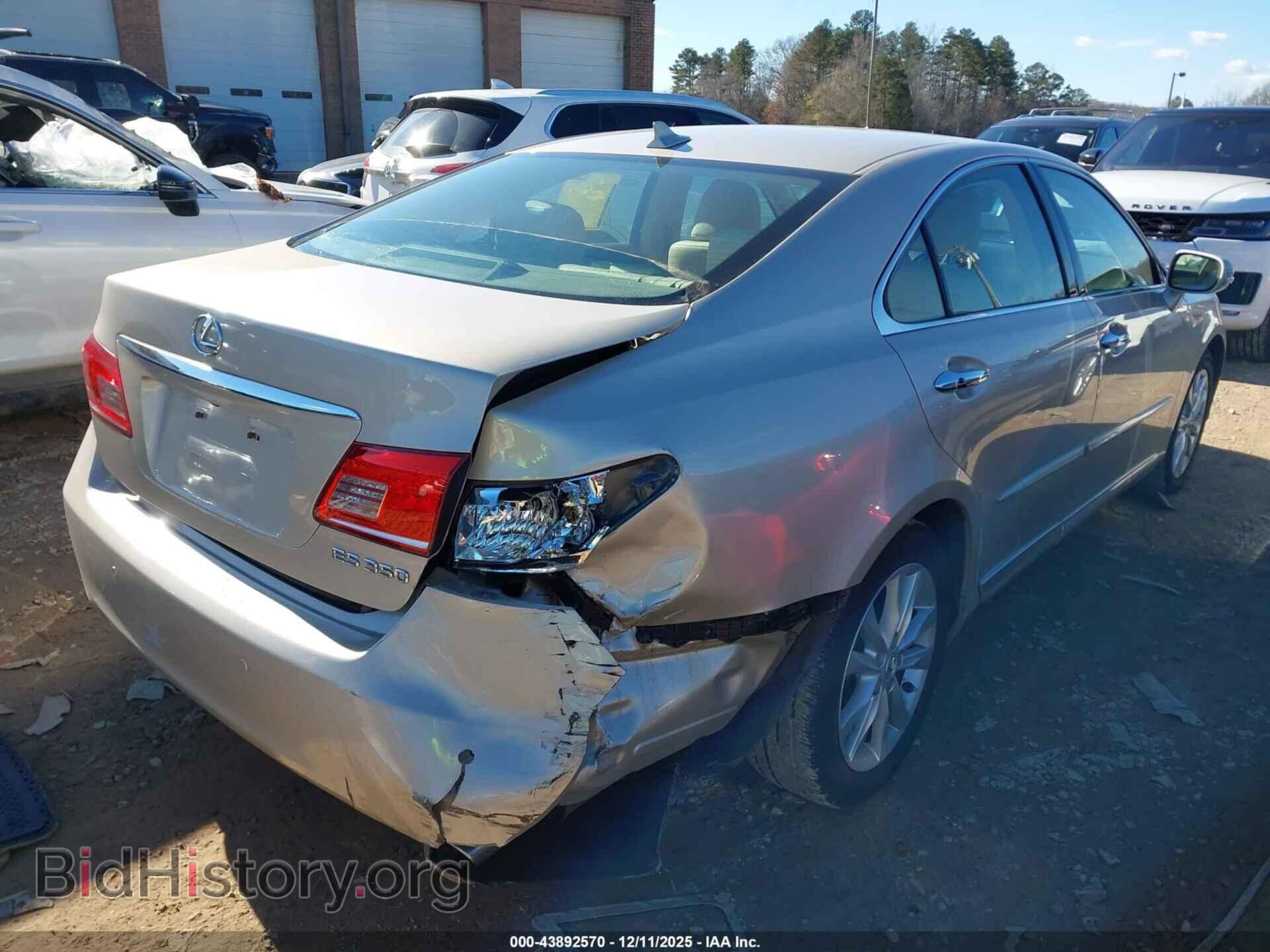2011 LEXUS ES 350 - VIN: JTHBK1EG8B2436227 - Фото 4