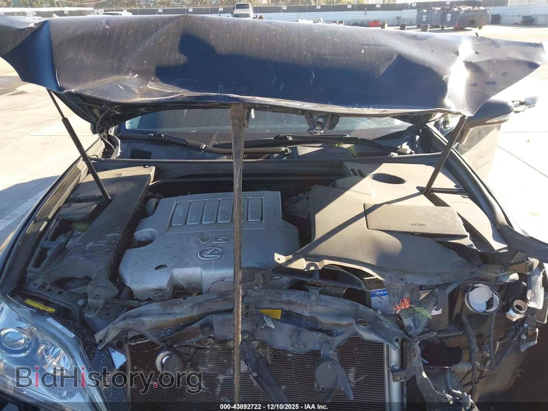 2012 LEXUS ES 350 - VIN: JTHBK1EG2C2487966 - Фото 10