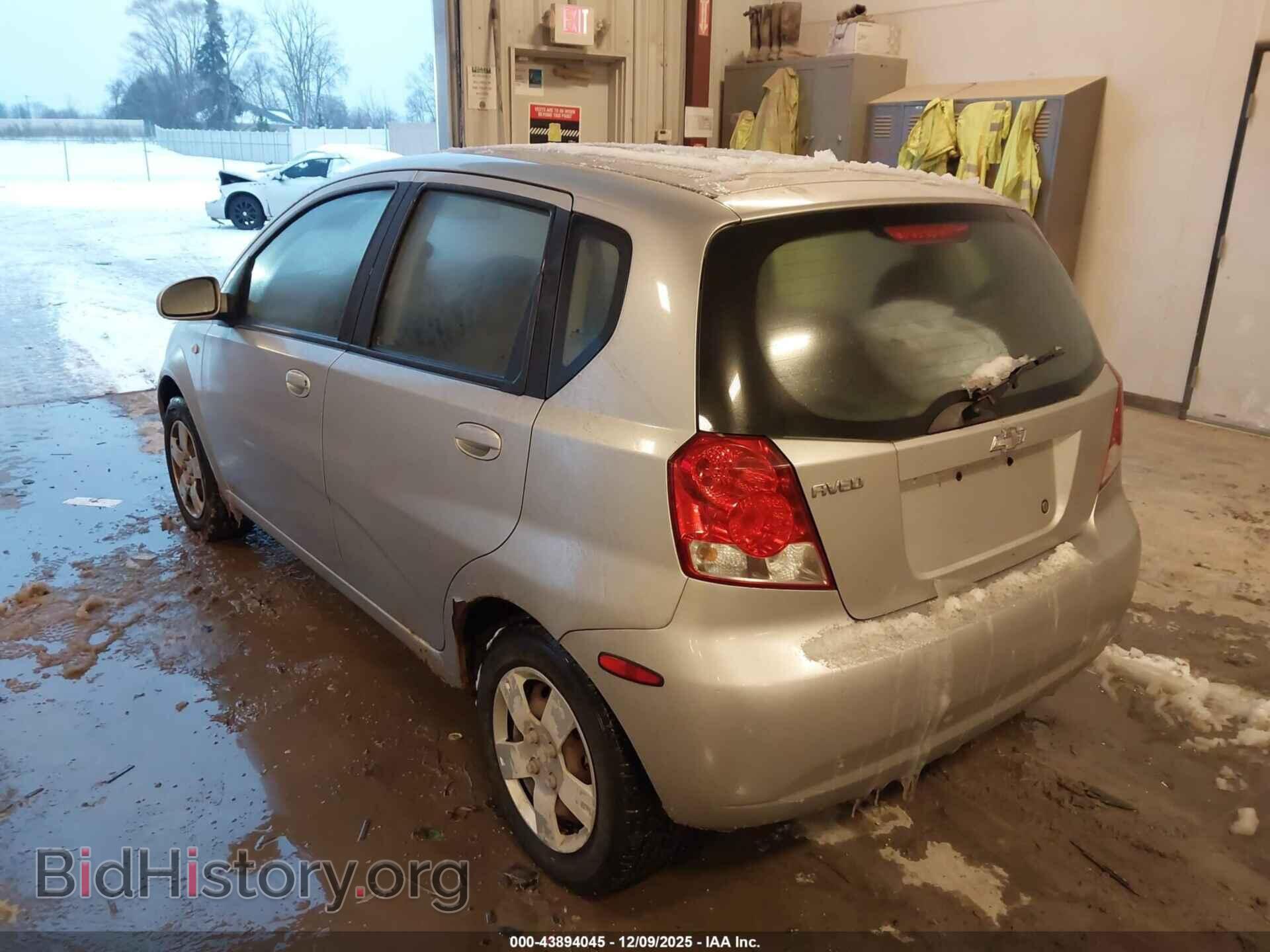 2006 CHEVROLET AVEO - VIN: KL1TD666X6B545482 - Фото 3