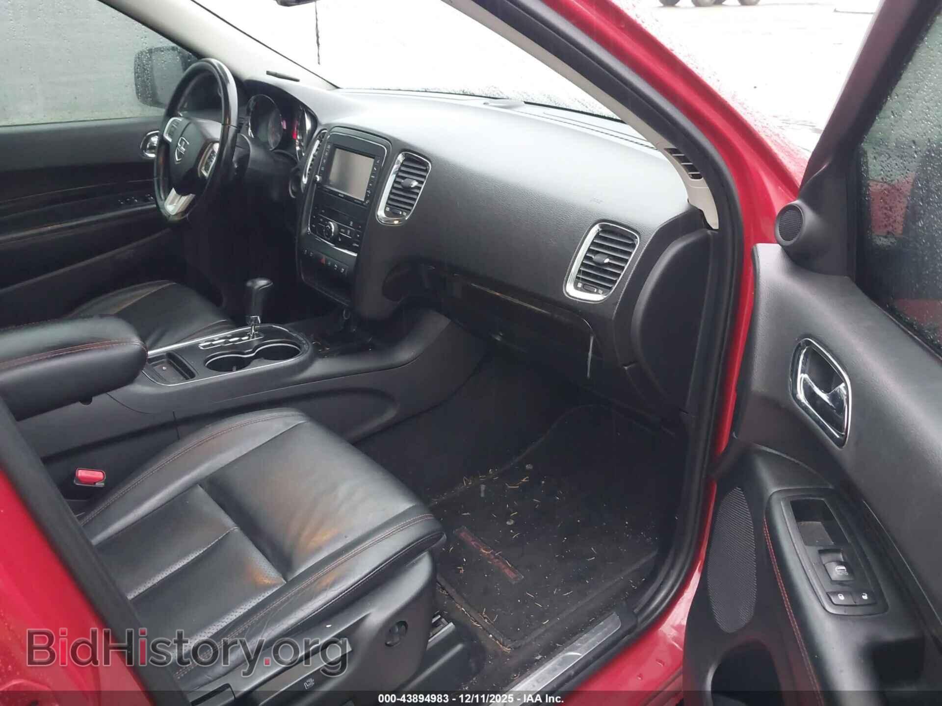2012 DODGE DURANGO - VIN: 1C4SDHCT0CC206584 - Фото 5