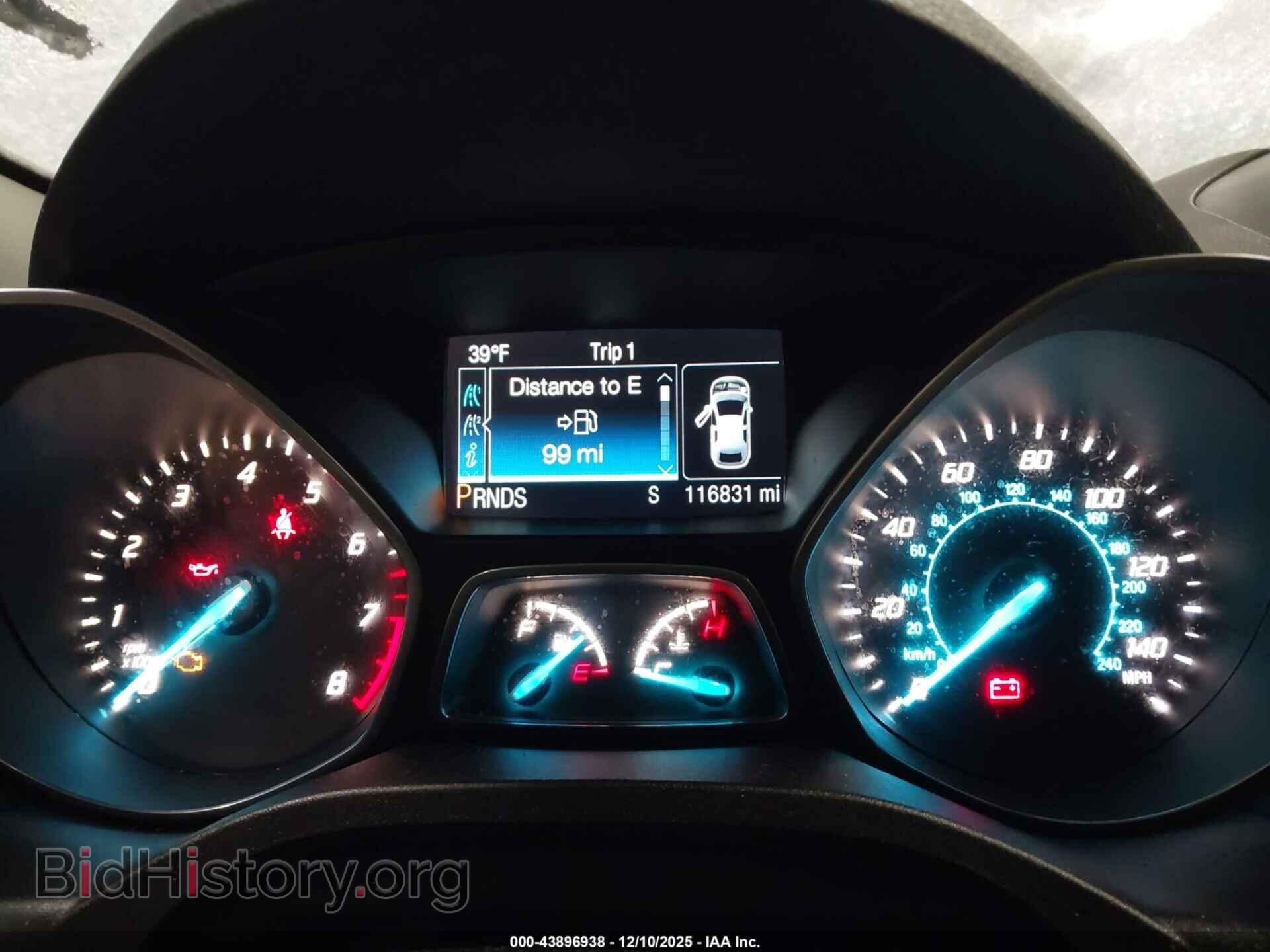 2014 FORD ESCAPE - VIN: 1FMCU9G93EUB28187 - Фото 7