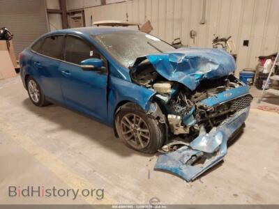 2016 Ford FOCUS SE, синий — VIN 1FADP3F23GL360871, IAAI