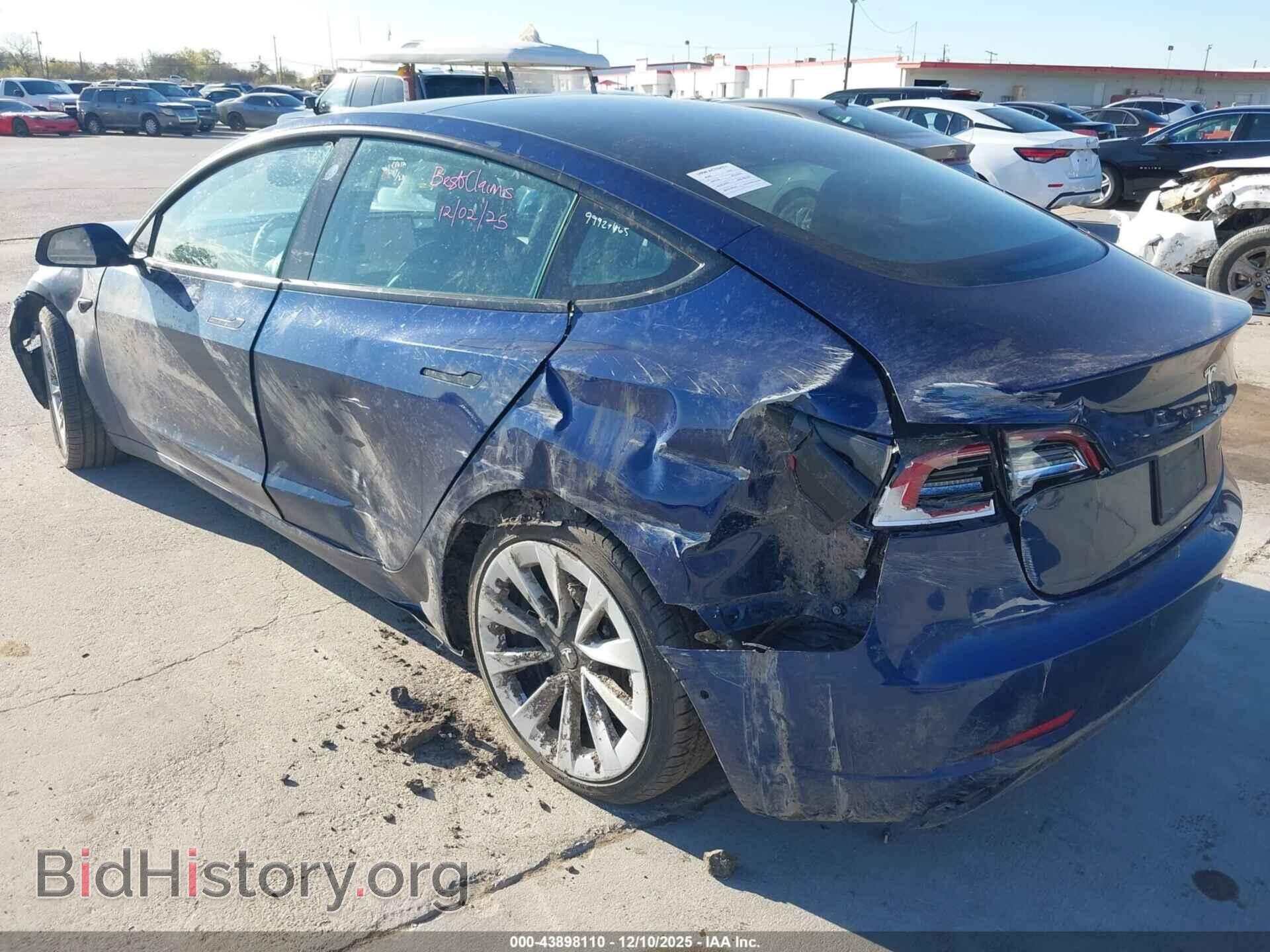 2022 TESLA MODEL 3 - VIN: 5YJ3E1EB8NF262534 - Фото 3