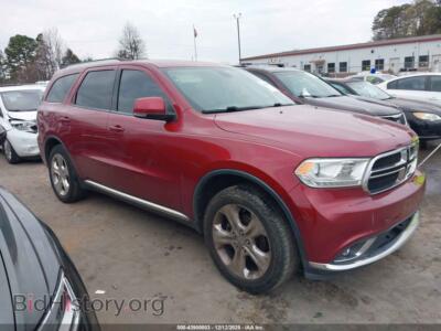 2014 Dodge DURANGO LIMITED, maroon — VIN 1C4RDHDG6EC592172, IAAI