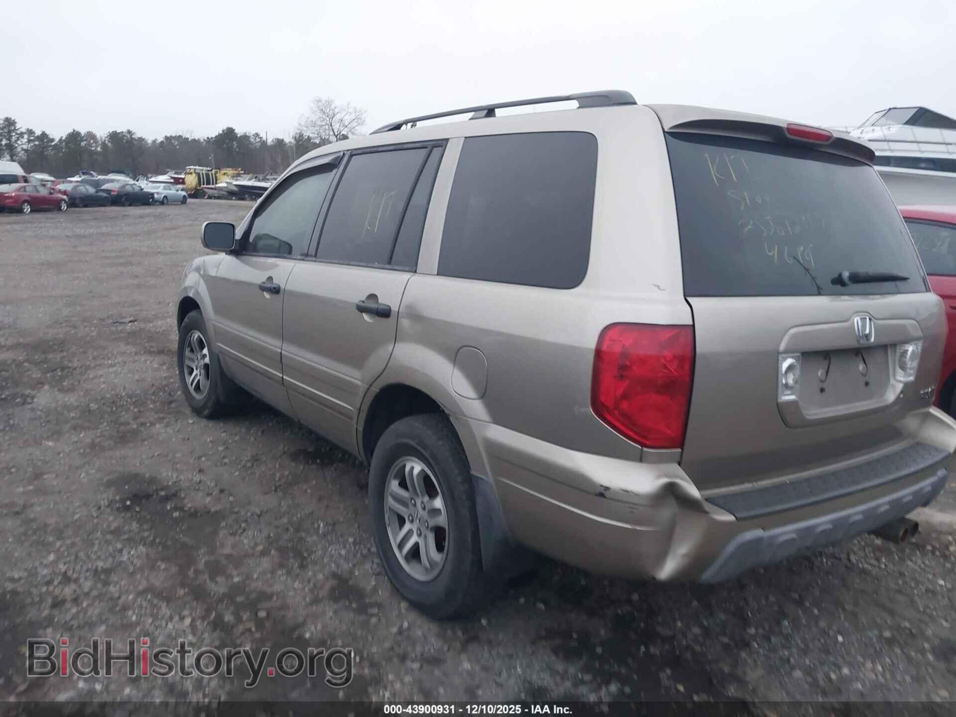 2005 HONDA PILOT - VIN: 5FNYF18675B028614 - Фото 3
