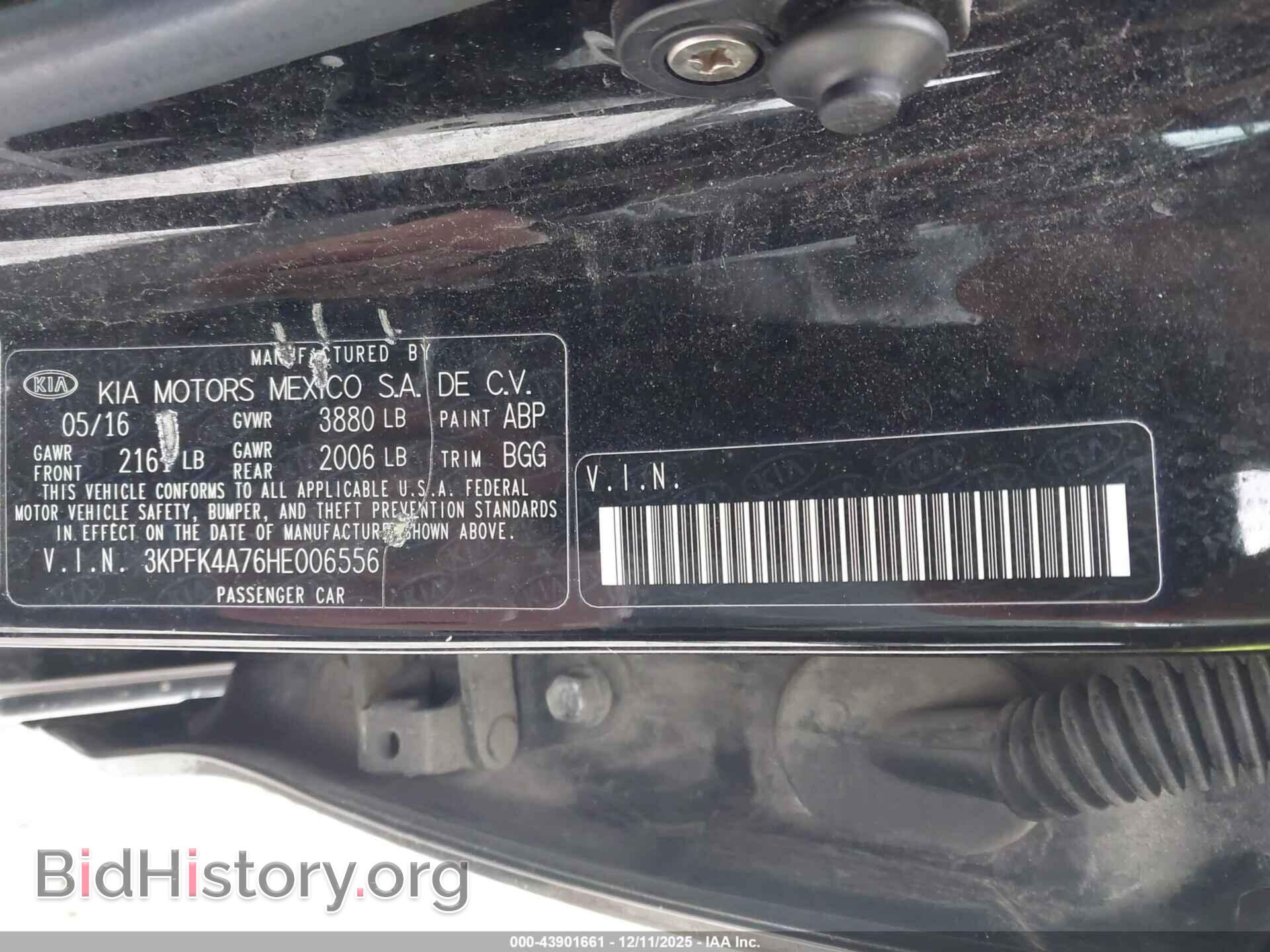 2017 KIA FORTE - VIN: 3KPFK4A76HE006556 - Фото 9