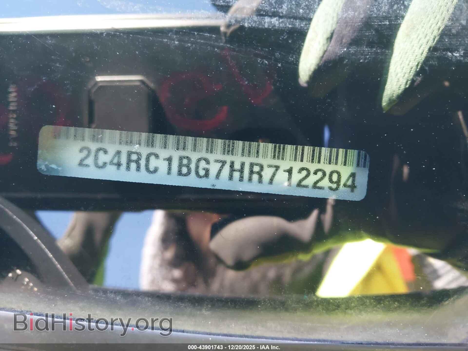 2017 CHRYSLER PACIFICA - VIN: 2C4RC1BG7HR712294 - Фото 9