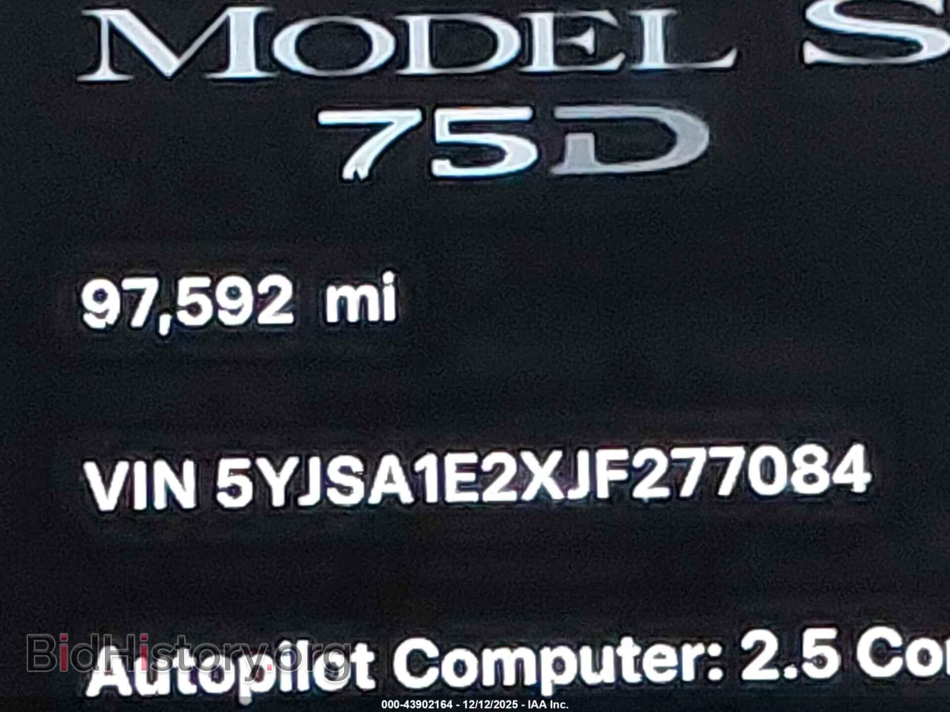 2018 TESLA MODEL S - VIN: 5YJSA1E2XJF277084 - Фото 15