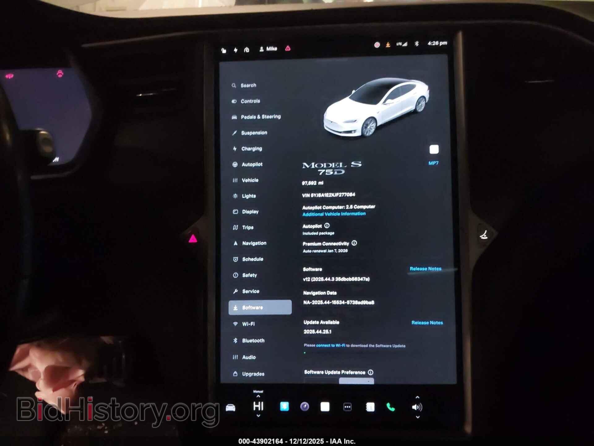 2018 TESLA MODEL S - VIN: 5YJSA1E2XJF277084 - Фото 7