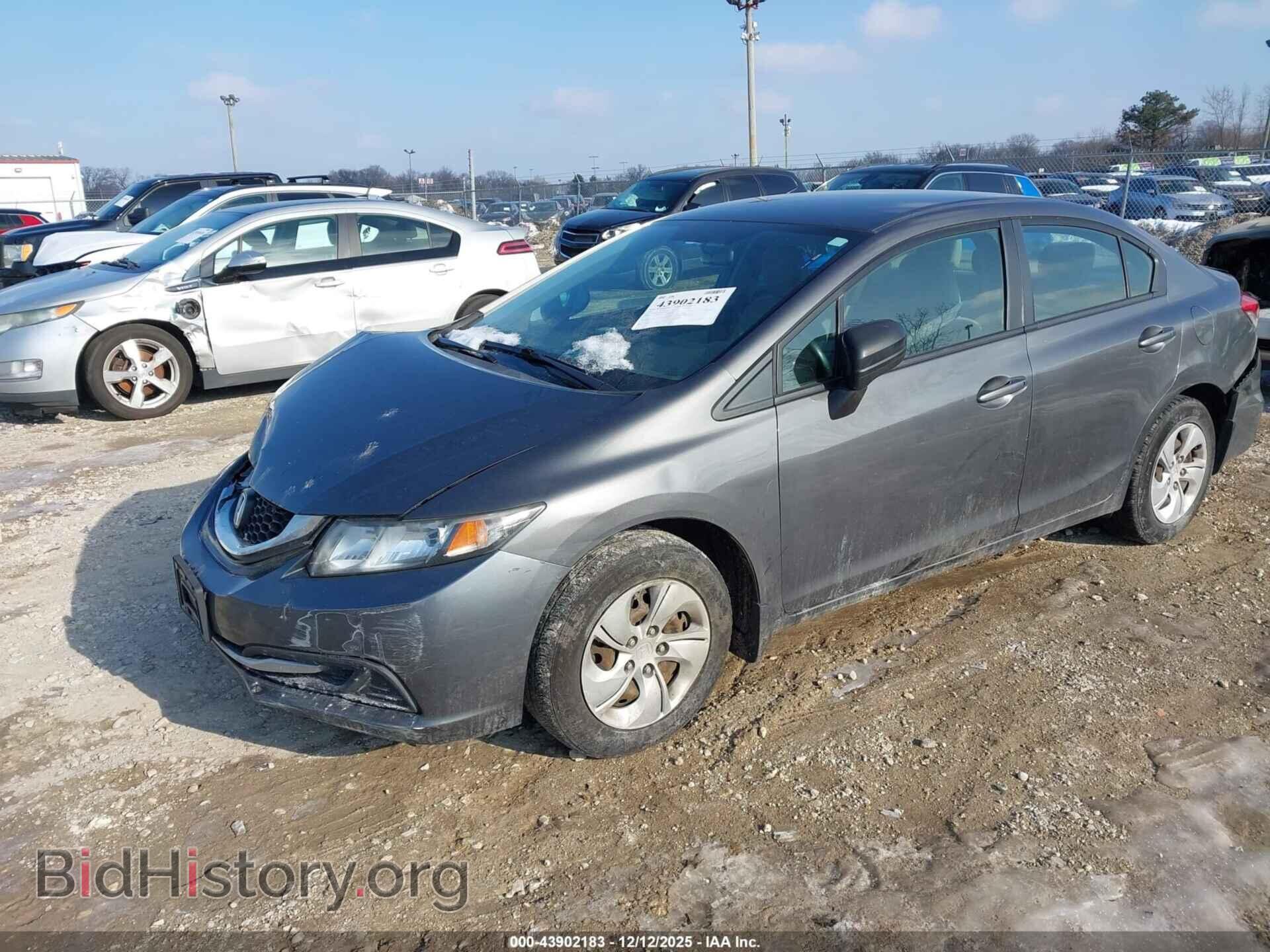 2013 HONDA CIVIC - VIN: 2HGFB2F59DH598465 - Фото 2