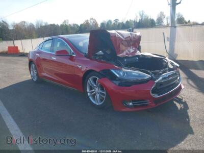 2013 Tesla MODEL S Performance, красный — VIN 5YJSA1CP9DFP16407, IAAI