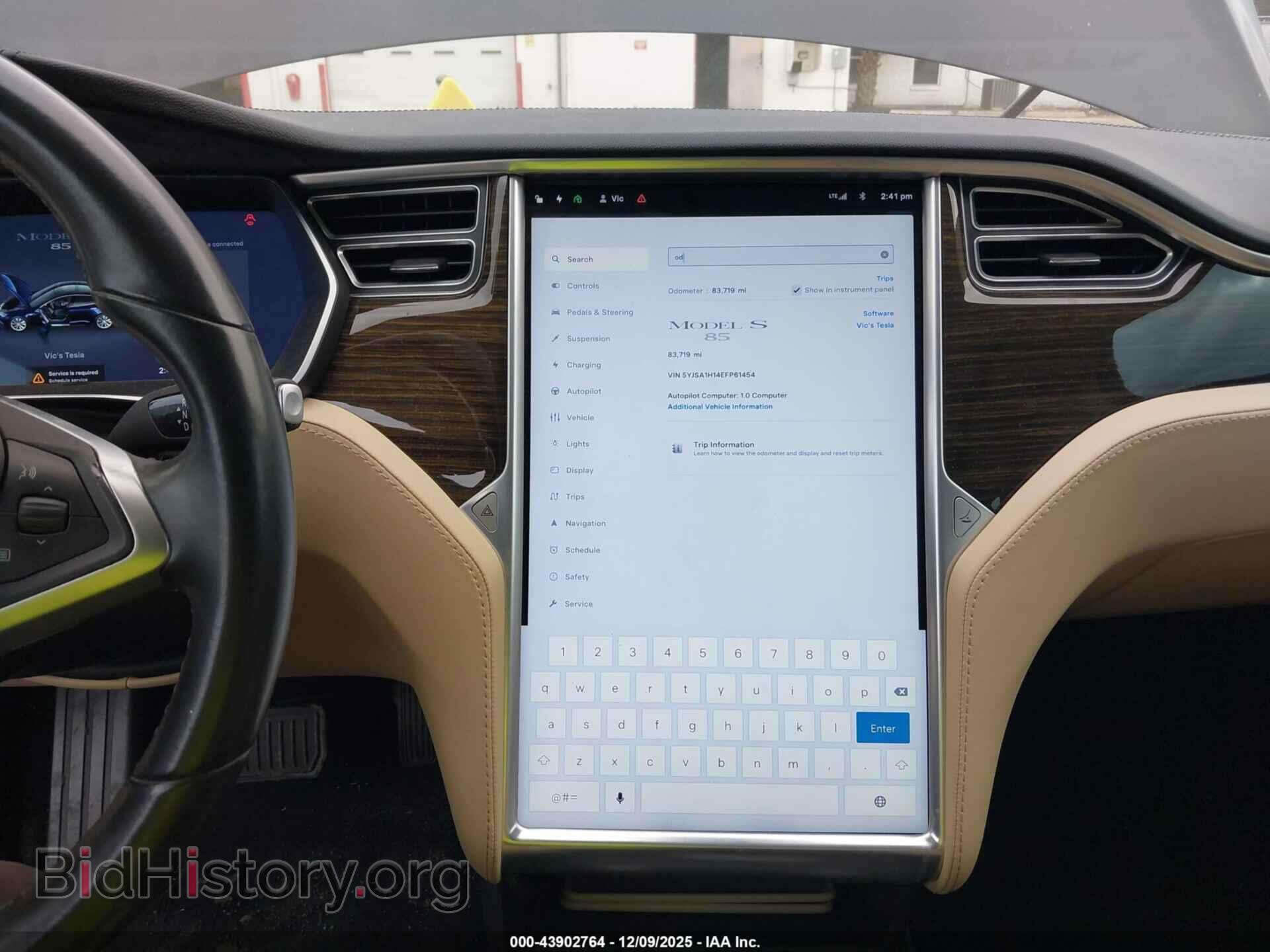 2014 TESLA MODEL S - VIN: 5YJSA1H14EFP61454 - Photo 18