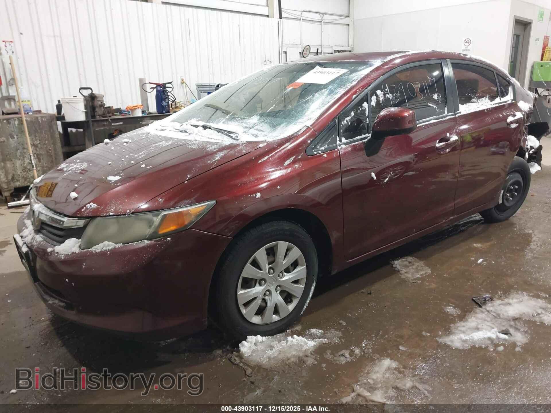 2012 HONDA CIVIC - VIN: 19XFB2F59CE022920 - Фото 2