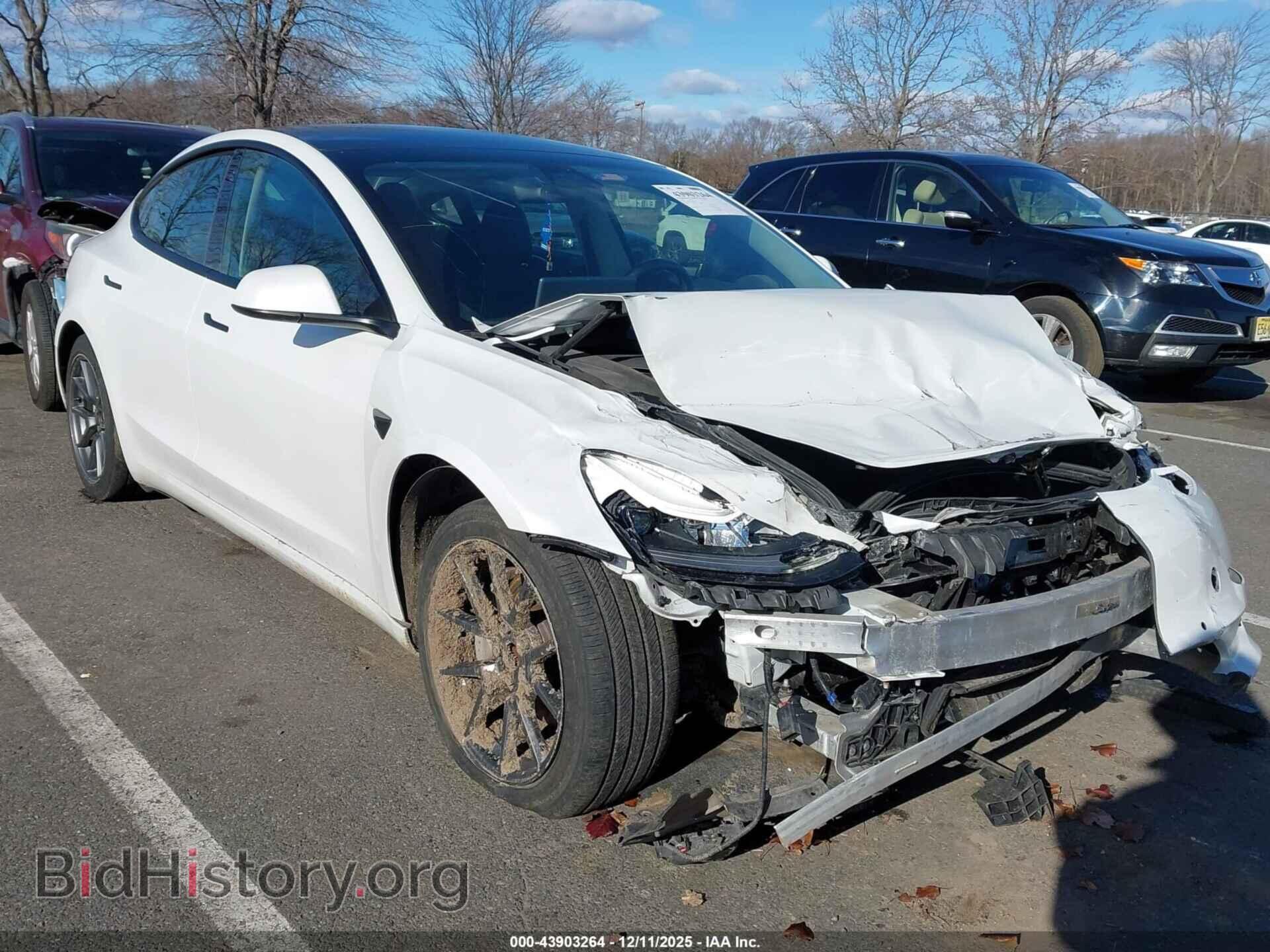 Photo 5YJ3E1EA9NF102671 - TESLA MODEL 3 2022