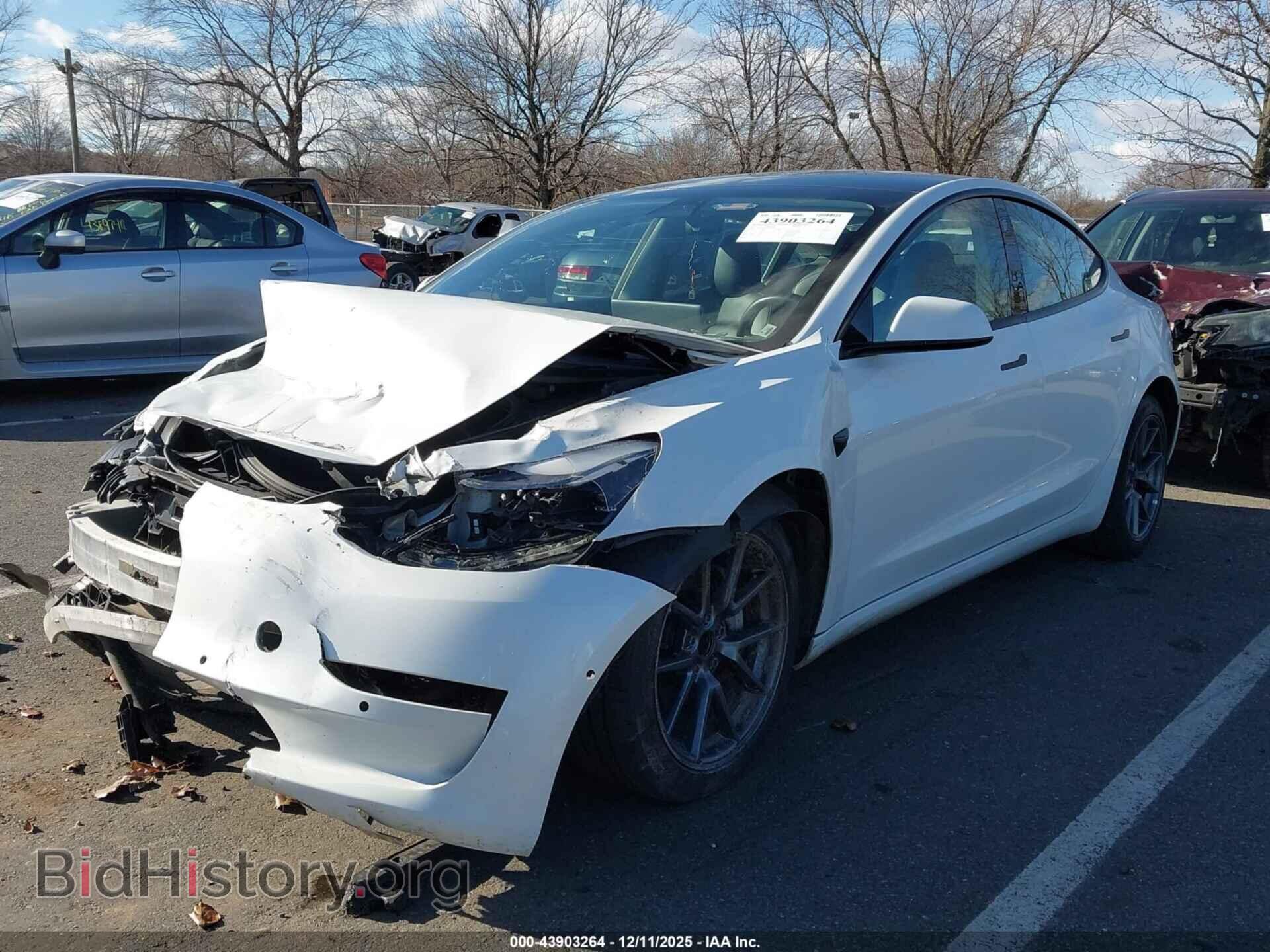 2022 TESLA MODEL 3 - VIN: 5YJ3E1EA9NF102671 - Фото 2