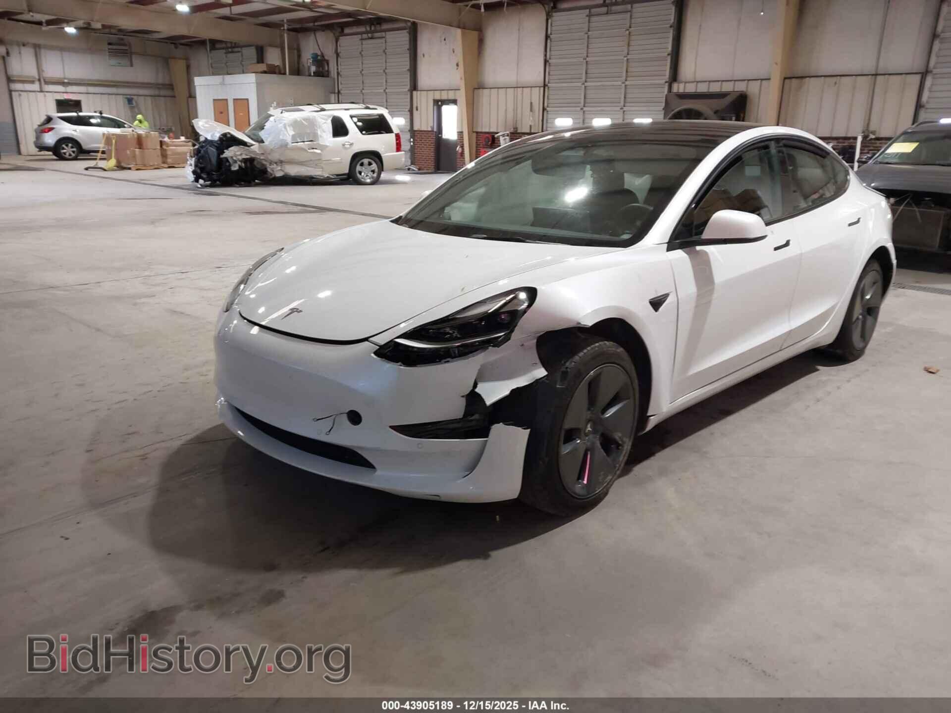 2022 TESLA MODEL 3 - VIN: 5YJ3E1EB8NF161378 - Фото 2