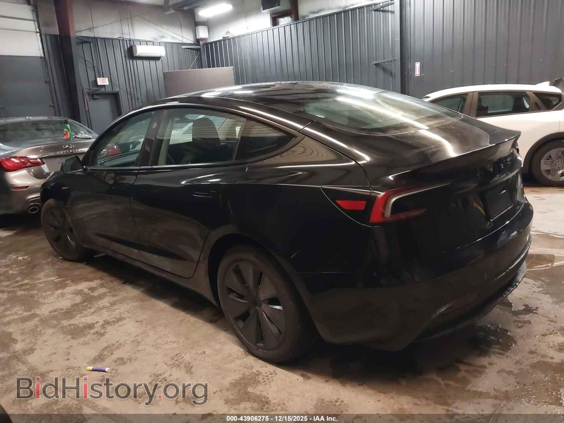 2025 TESLA MODEL 3 - VIN: 5YJ3E1EBXSF063268 - Фото 3