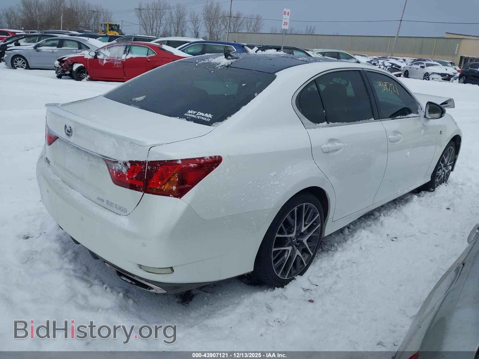 2013 LEXUS GS 350 - VIN: JTHCE1BL6D5016397 - Фото 4