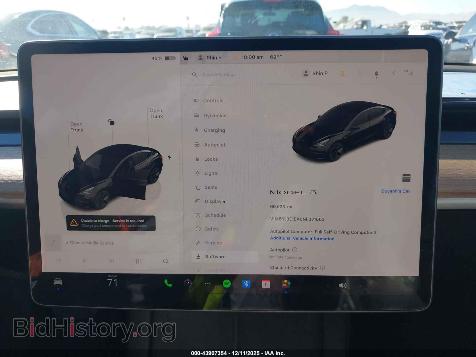 2022 TESLA MODEL 3 - VIN: 5YJ3E1EA6NF371663 - Photo 7
