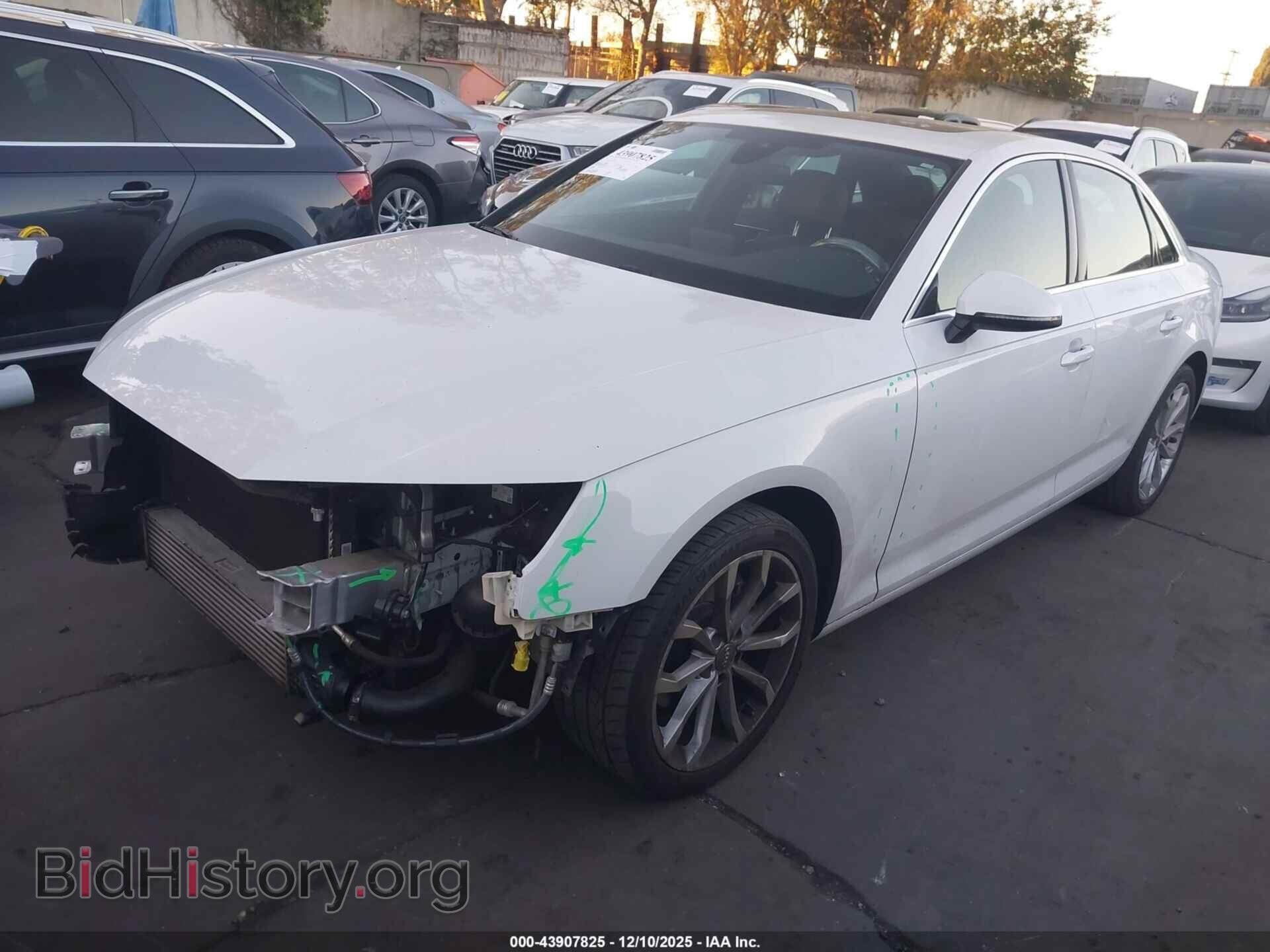 2019 AUDI A4 - VIN: WAUGMAF46KN001448 - Фото 2