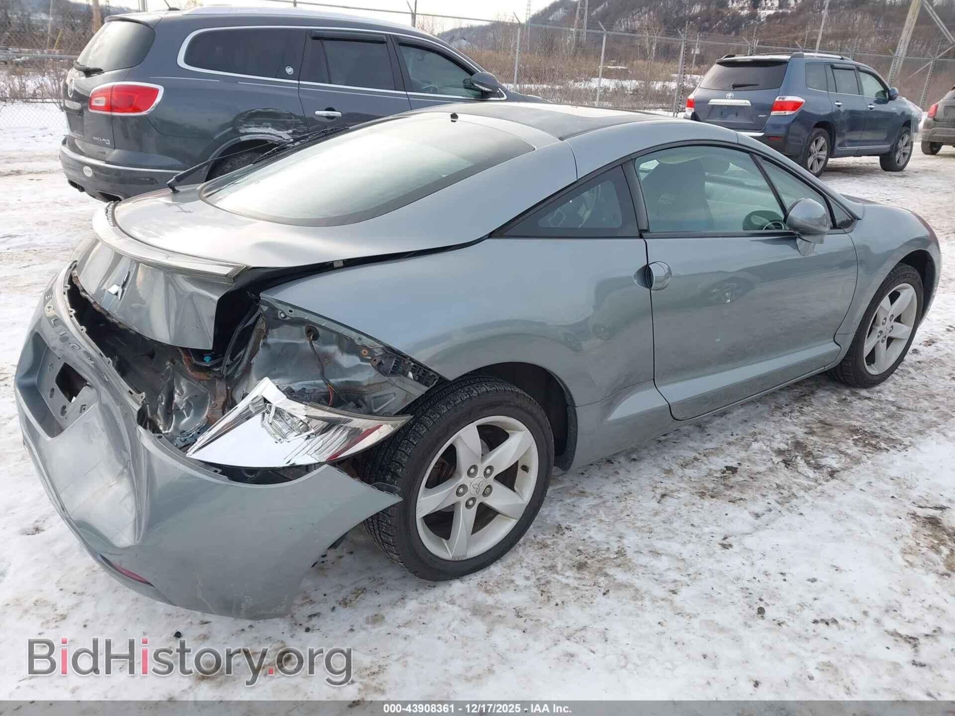 2007 MITSUBISHI ECLIPSE - VIN: 4A3AK24F17E044835 - Фото 4