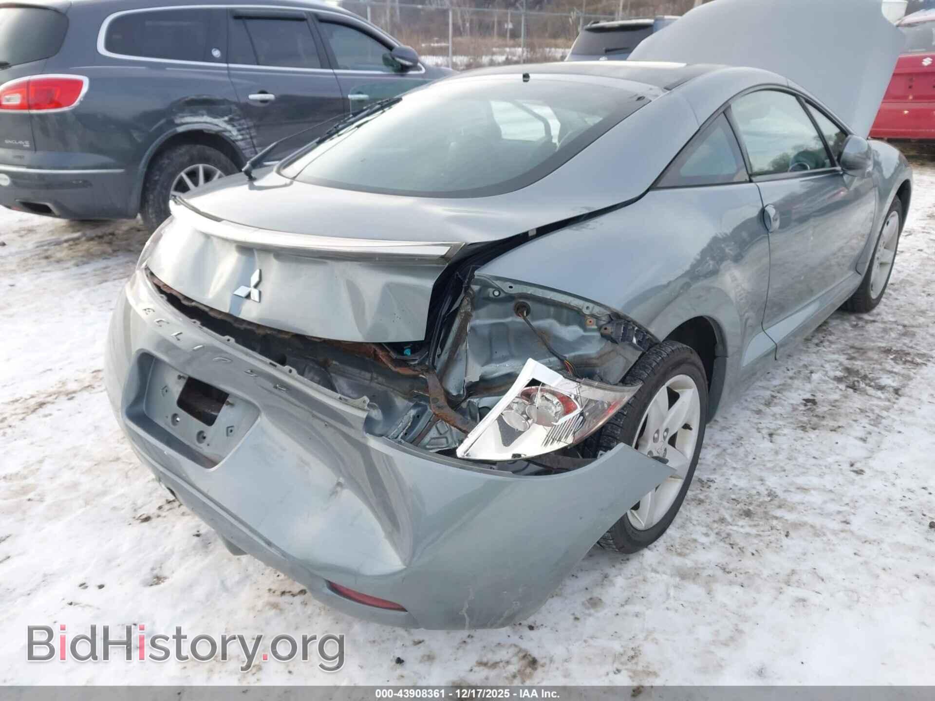 2007 MITSUBISHI ECLIPSE - VIN: 4A3AK24F17E044835 - Фото 6