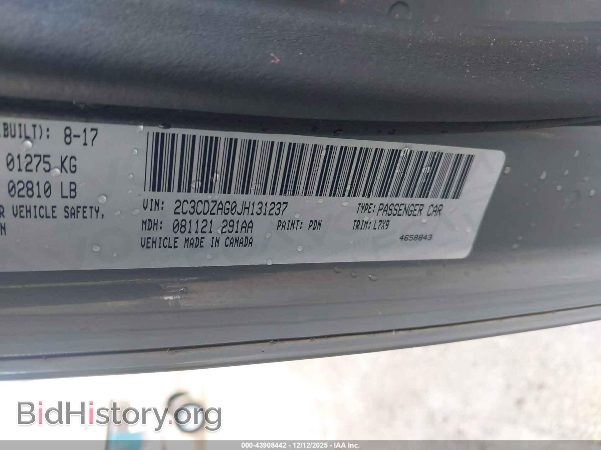 2018 DODGE CHALLENGER - VIN: 2C3CDZAG0JH131237 - Photo 9